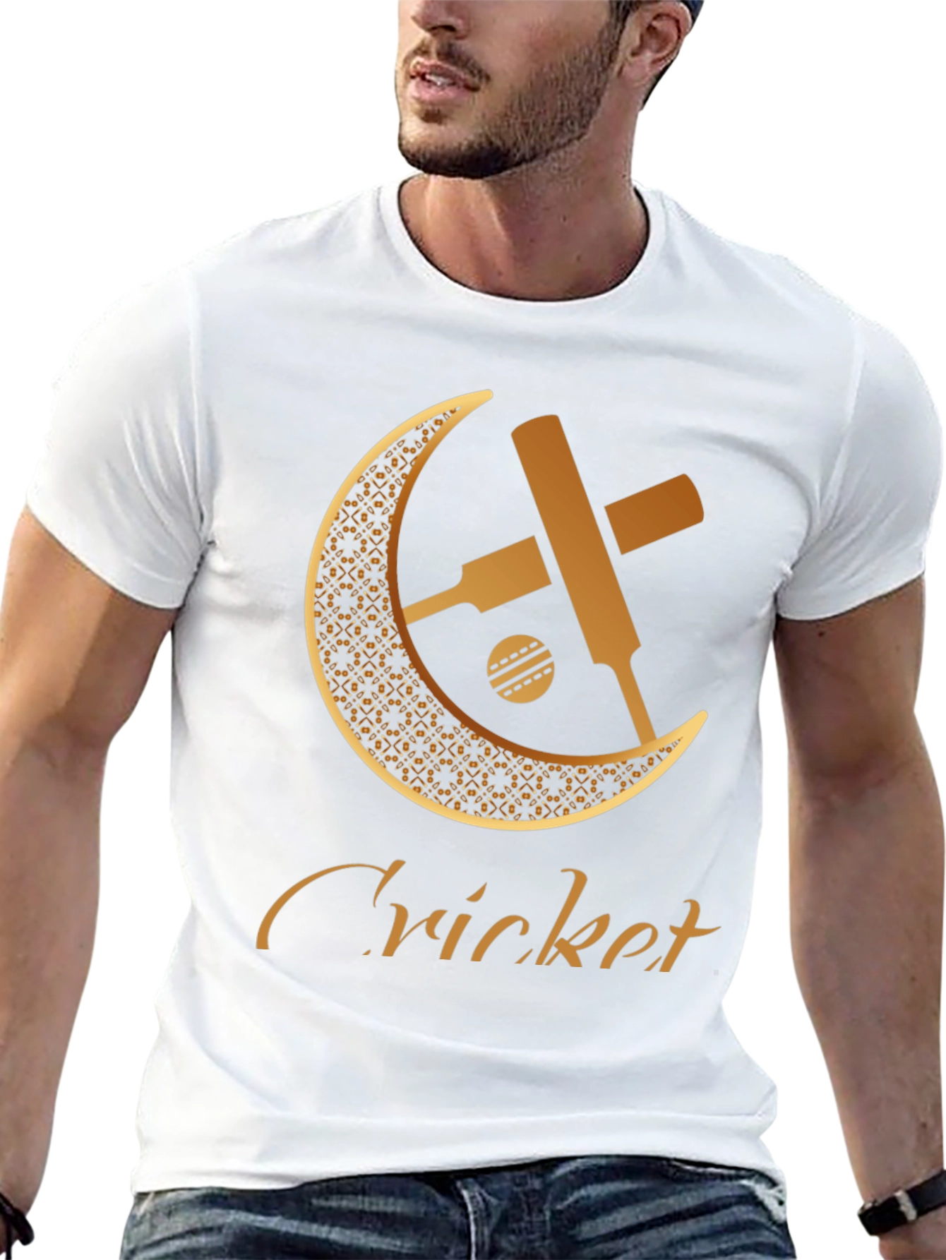 Cricket Bats and Ball Graphic T-Shirt