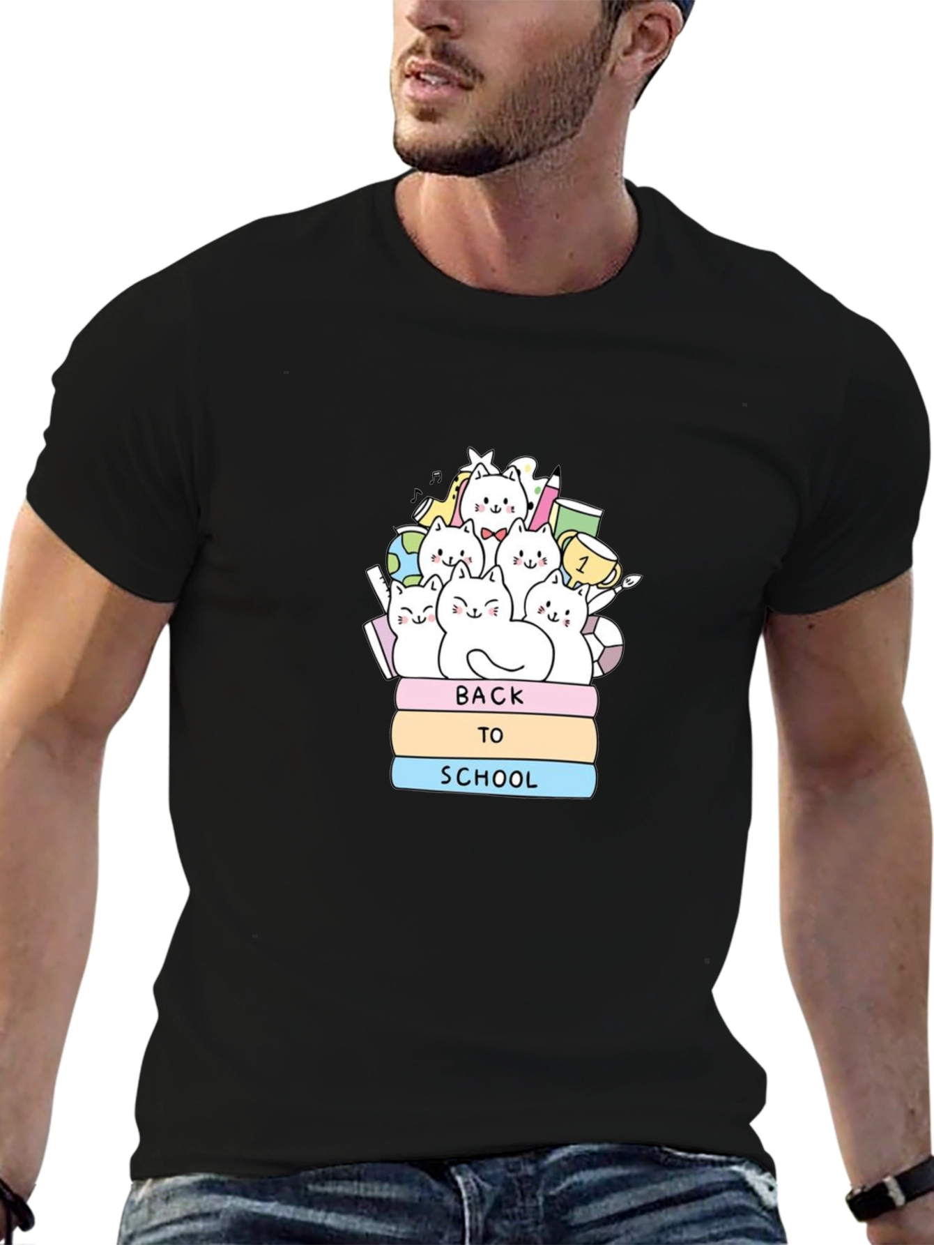 Back to School Cats Graphic Tee