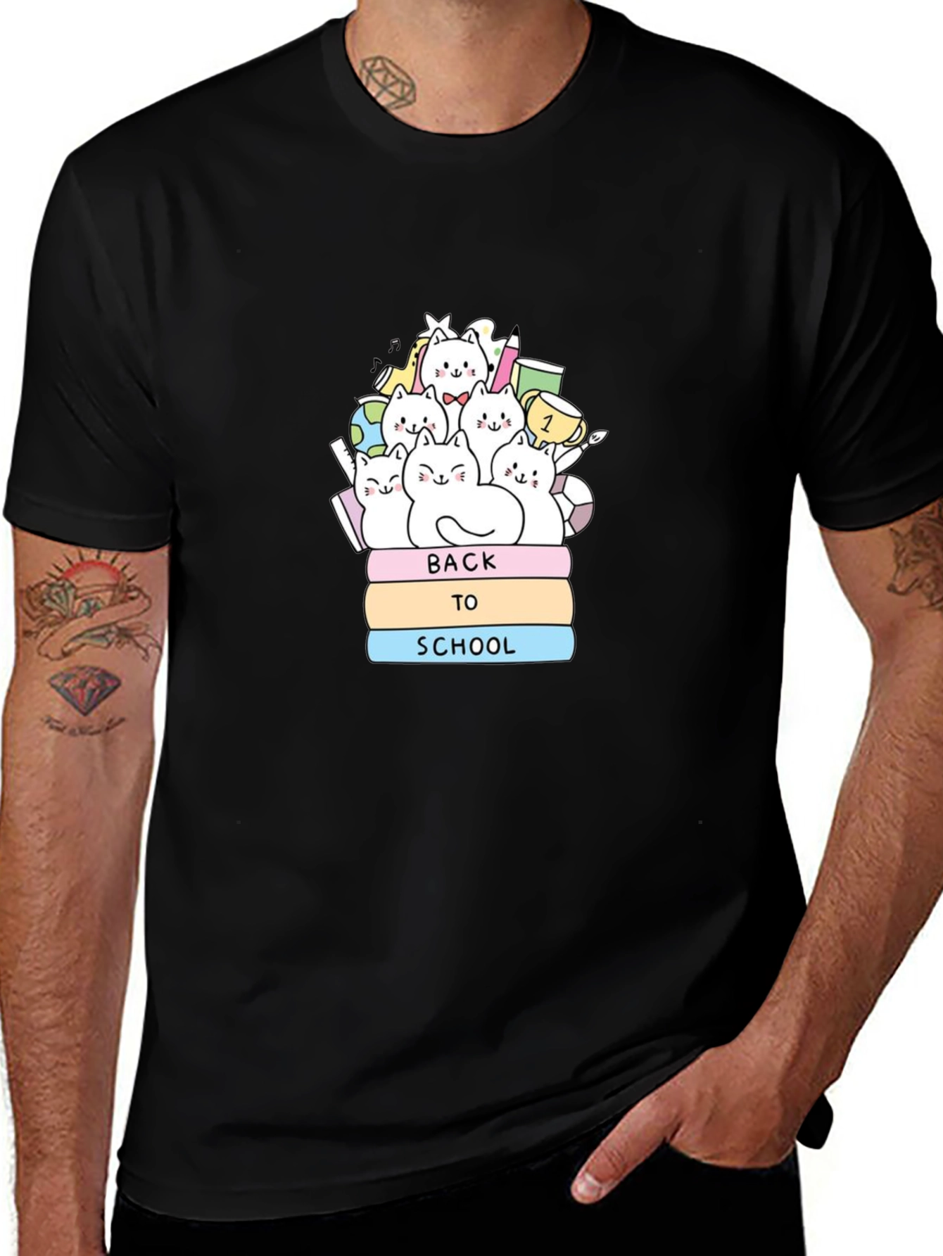 Back to School Cats Graphic Tee