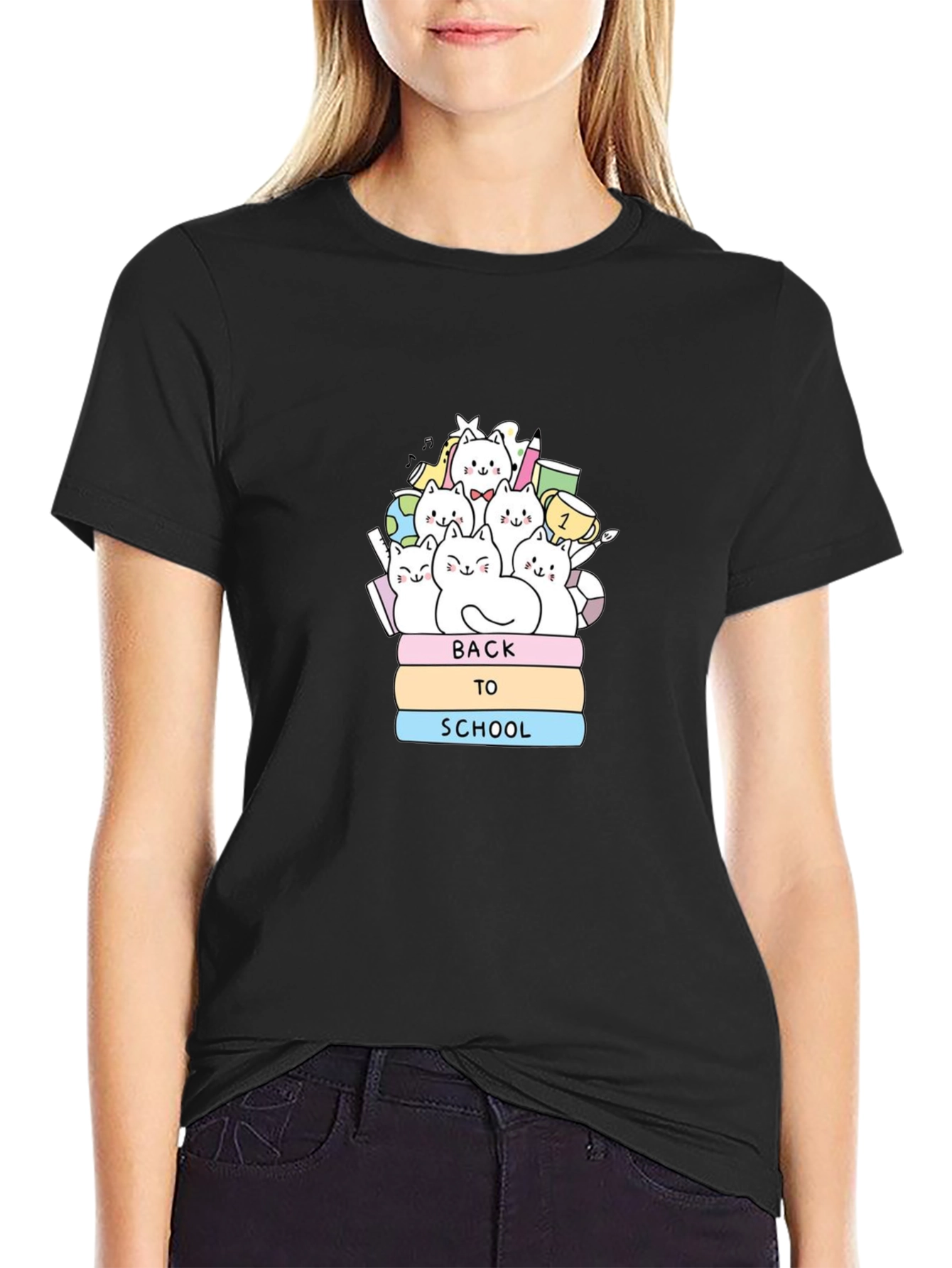 Back to School Cats Graphic Tee