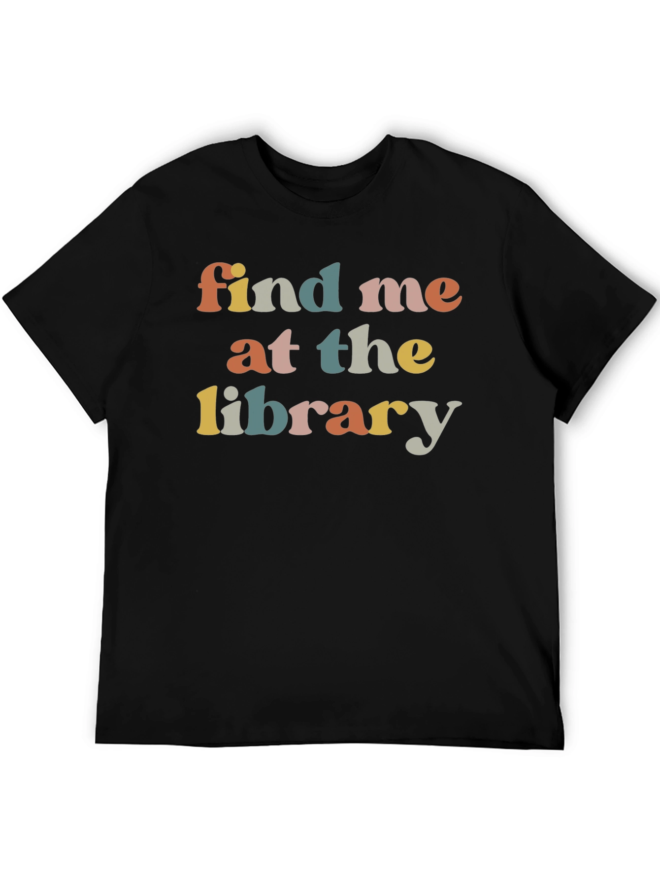 Find Me At The Library Retro T-Shirt