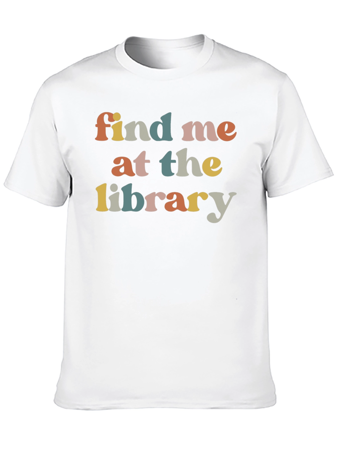 Find Me At The Library Retro T-Shirt