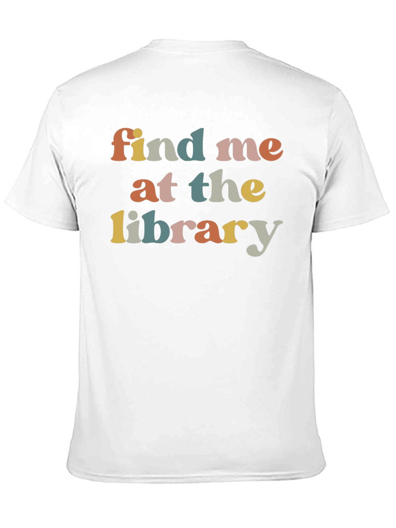 Find Me At The Library Retro T-Shirt