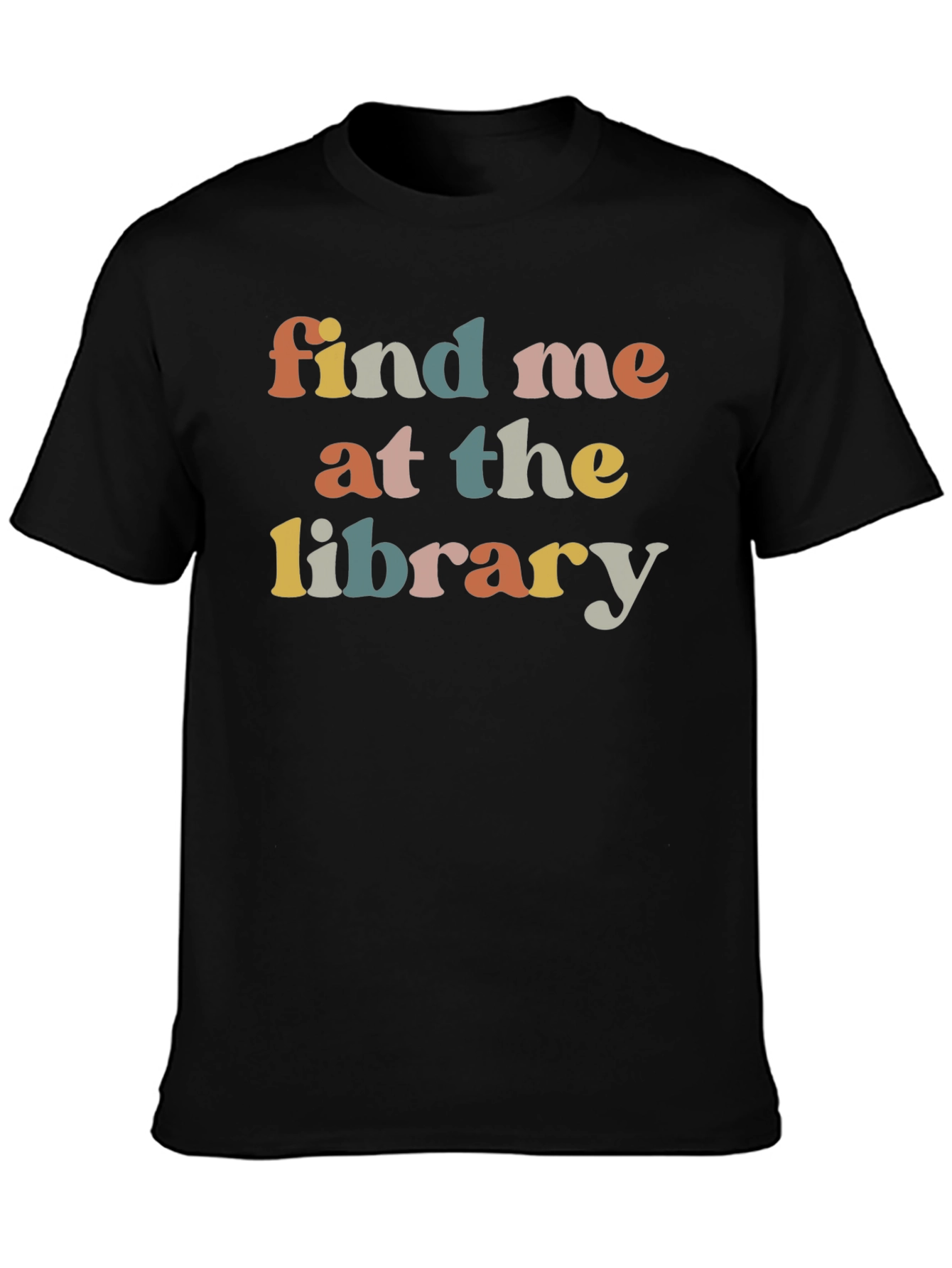 Find Me At The Library Retro T-Shirt
