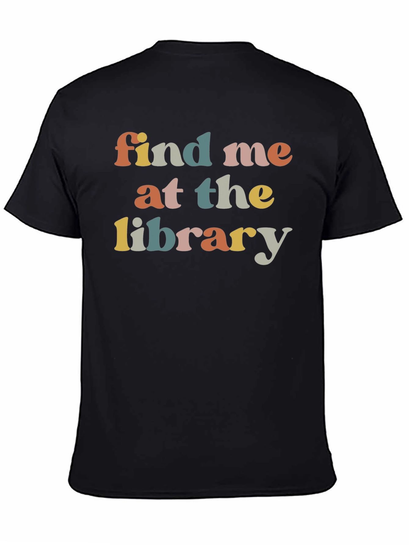 Find Me At The Library Retro T-Shirt