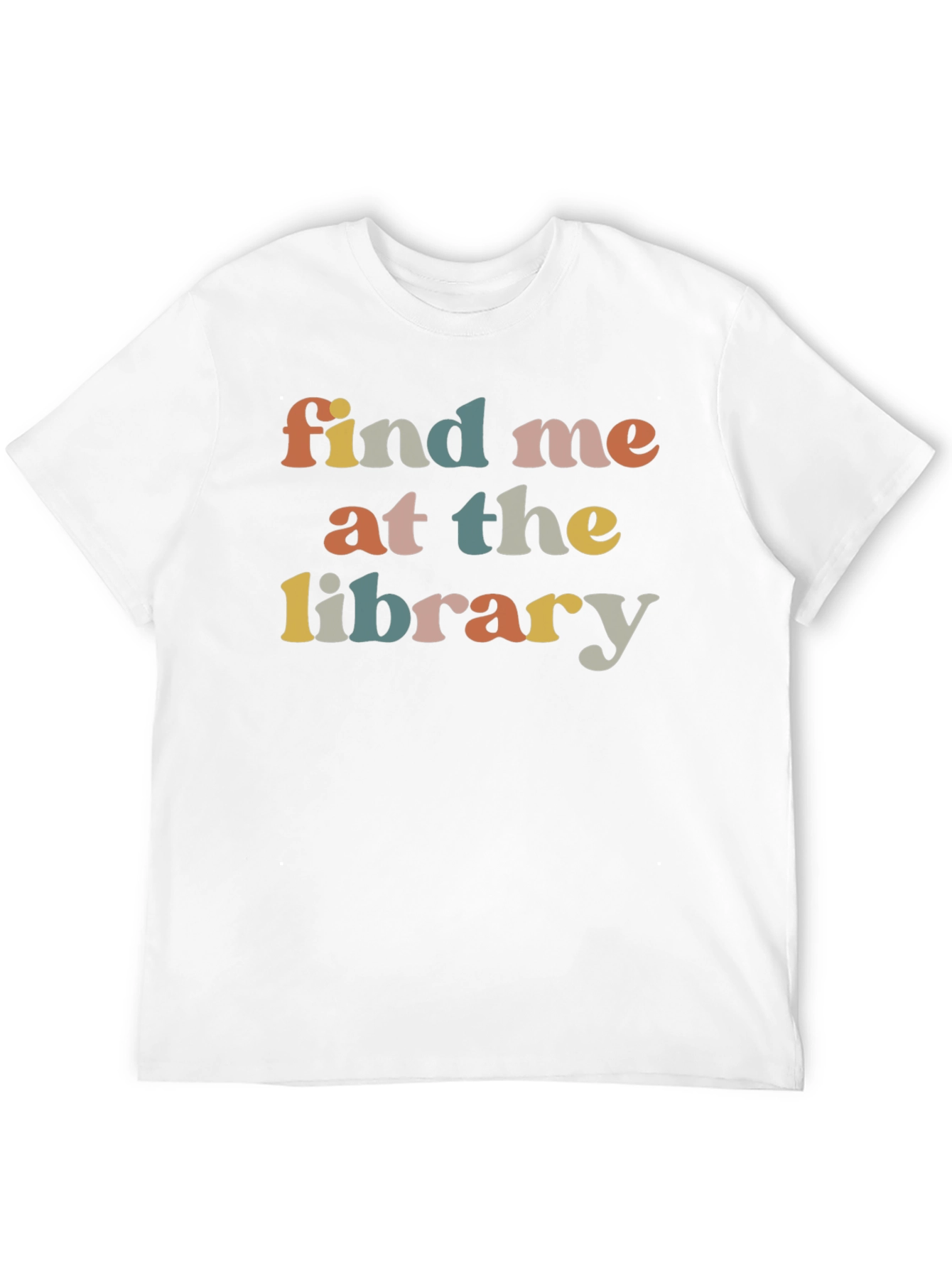 Find Me At The Library Retro T-Shirt
