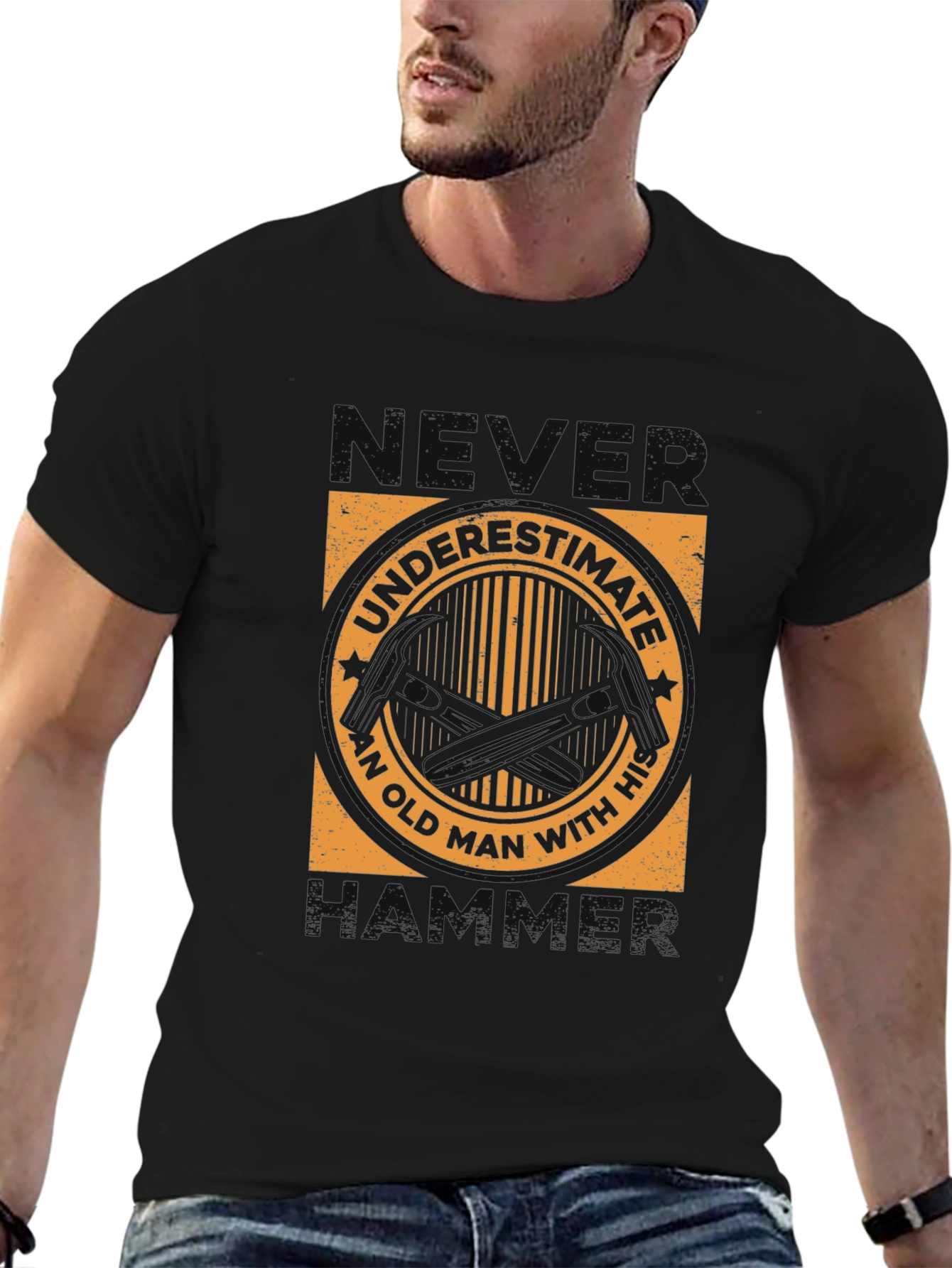 Never Underestimate An Old Man With His MP5 T-Shirt