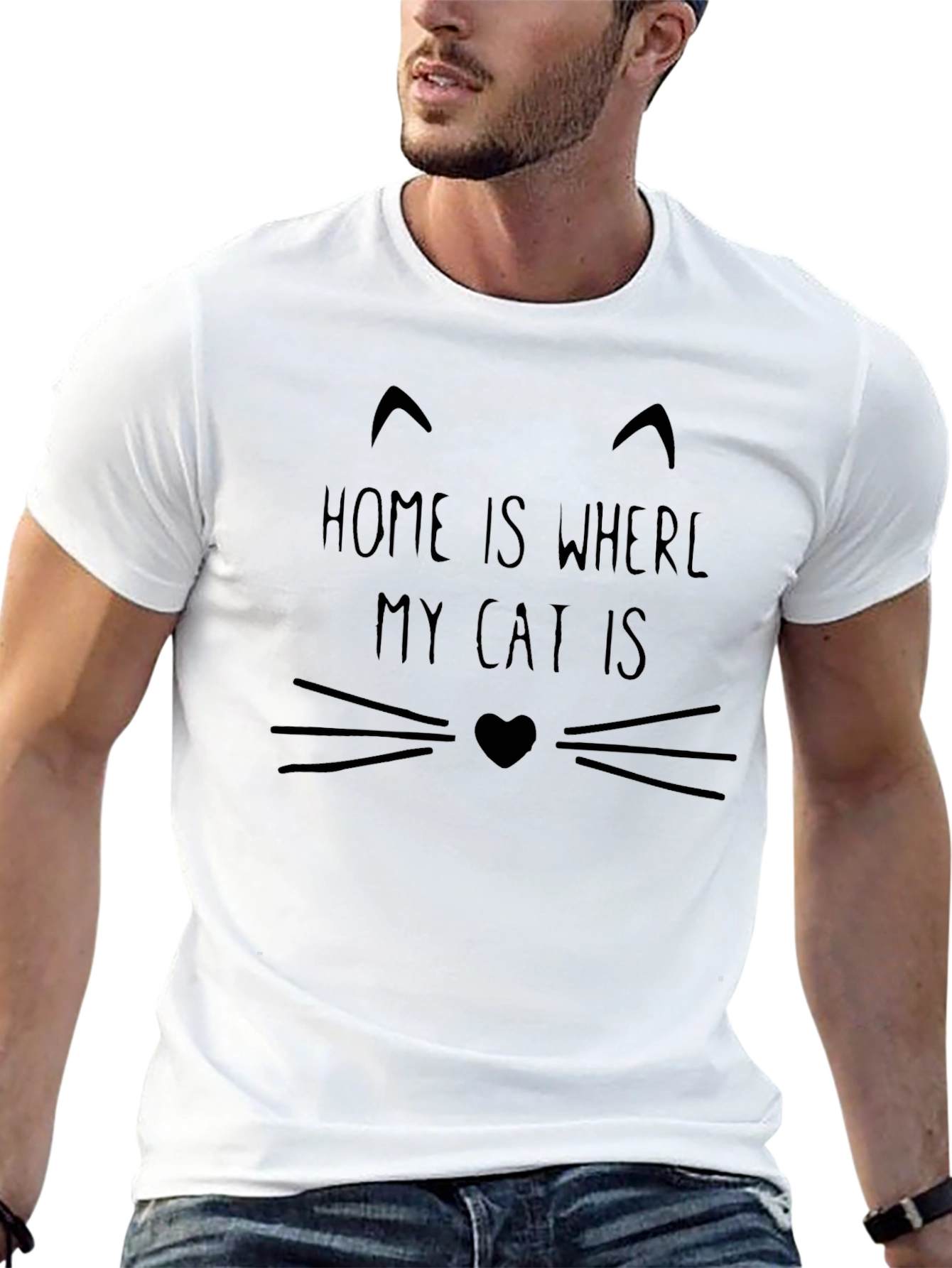 Home Is Where My Cat Is T-Shirt
