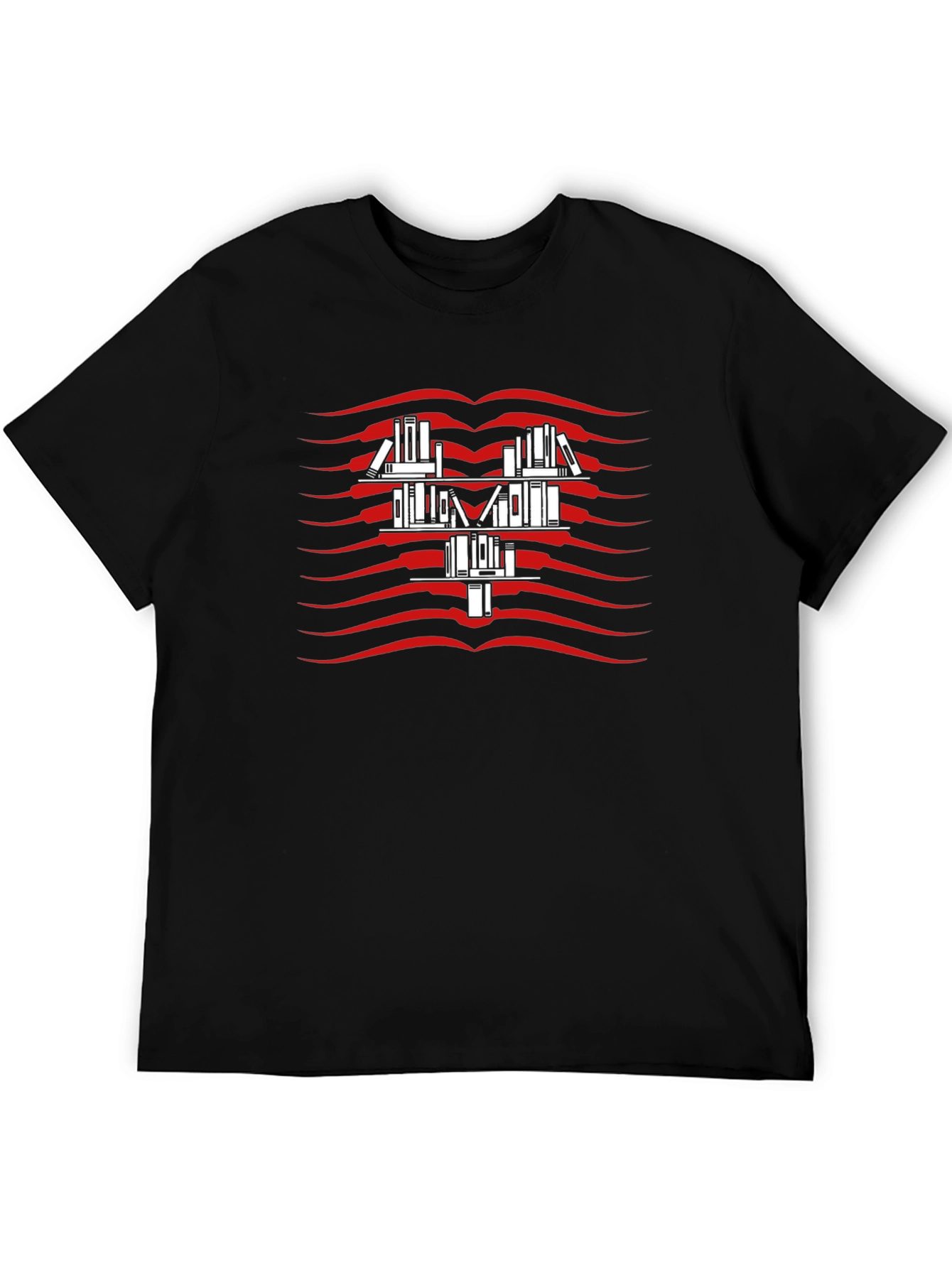 Book Lover Black Tee
