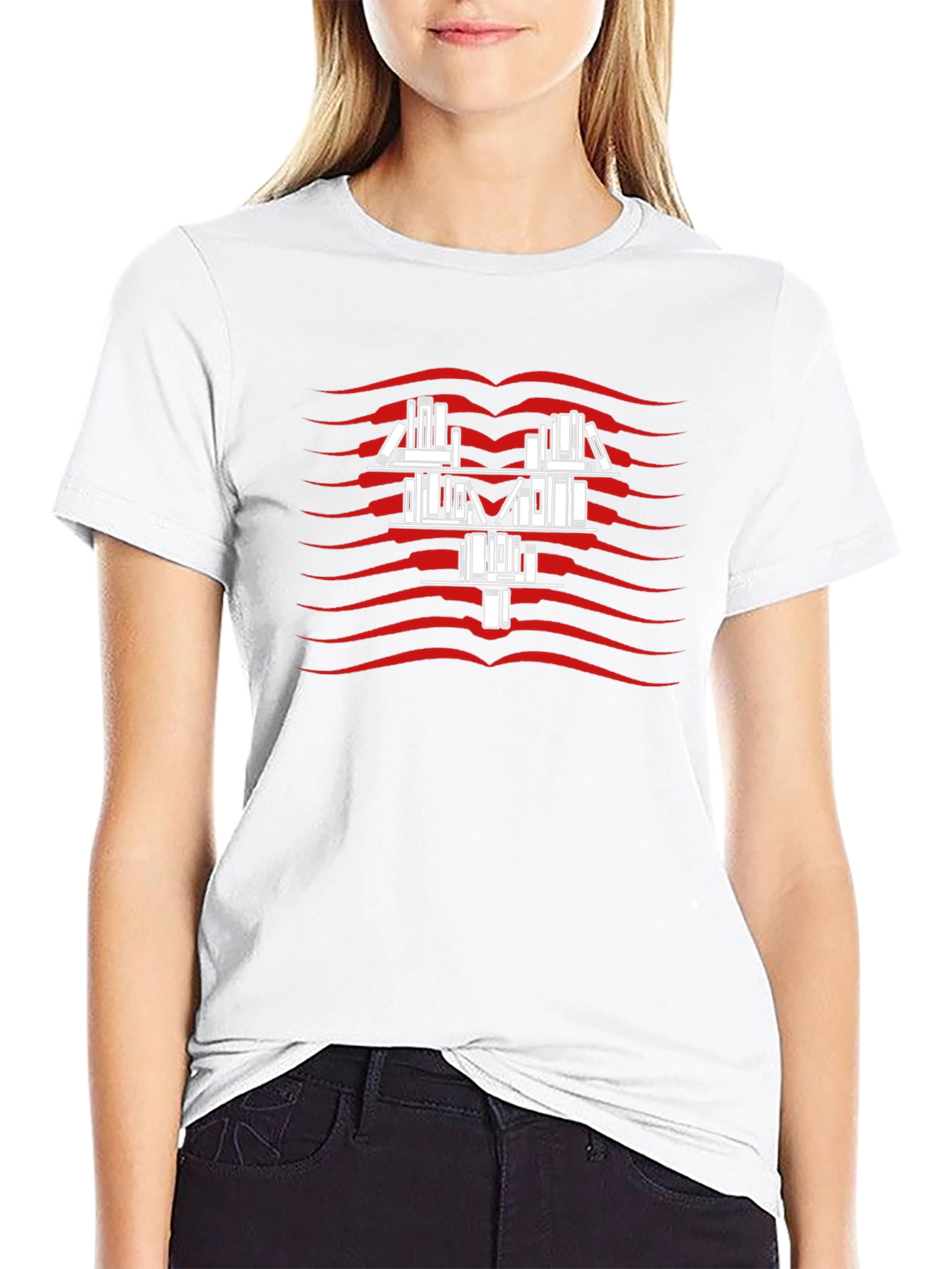 Book Lover Black Tee