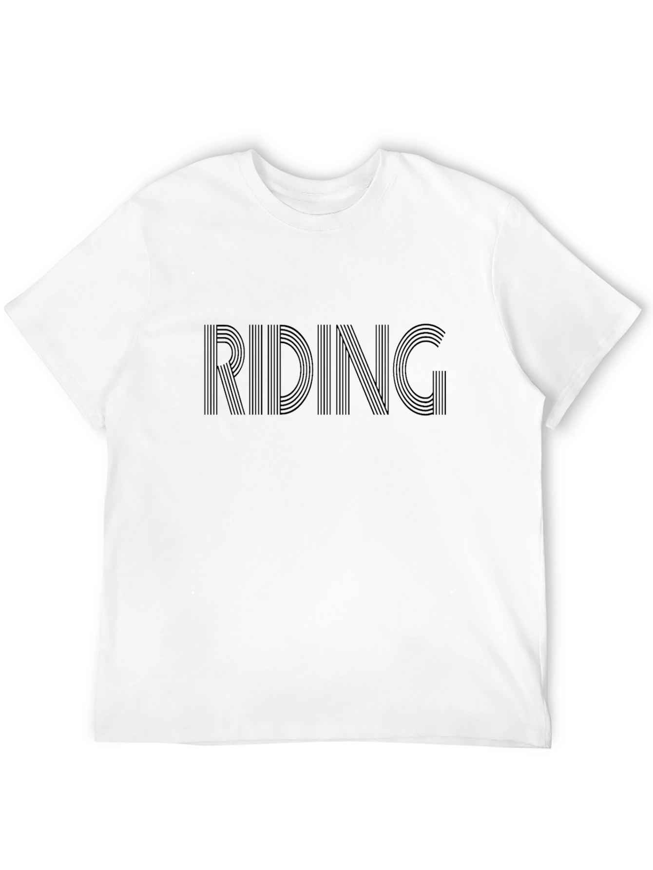 RIDING Graphic Print Black T-Shirt