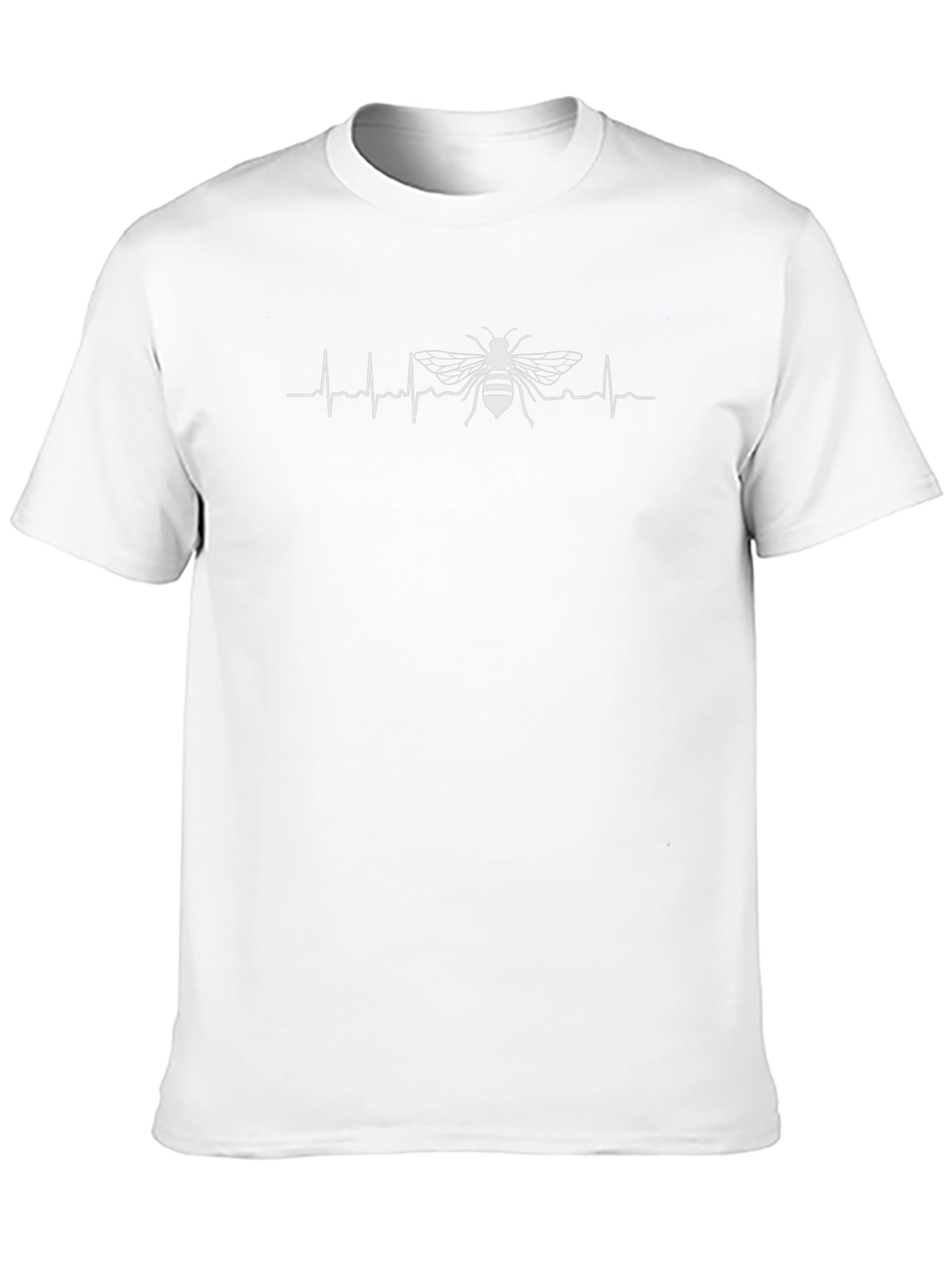 Bee Heartbeat Graphic Tee - Black T-Shirt
