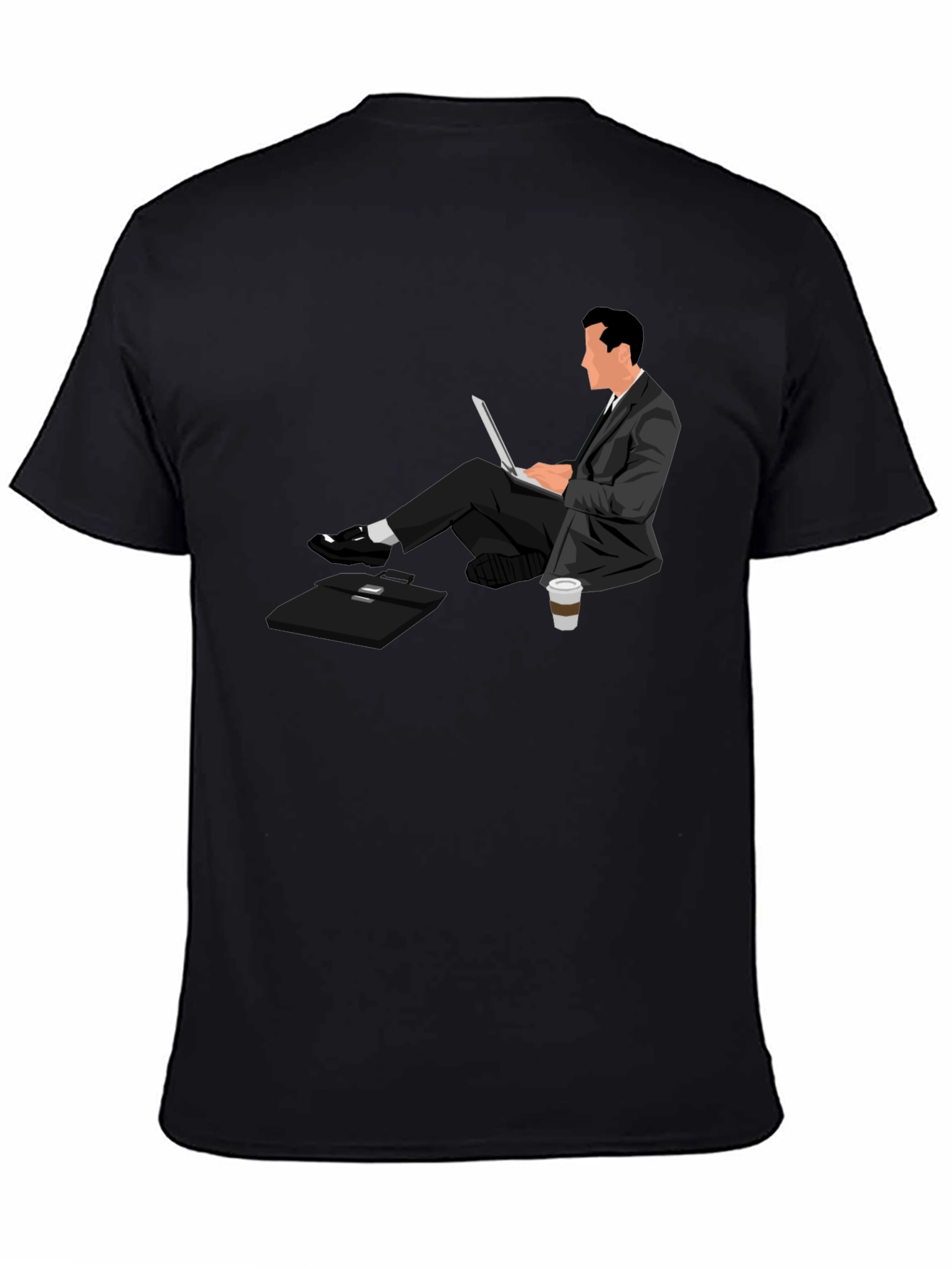 Relaxed Executive Graphic Tee - Cool Comfort