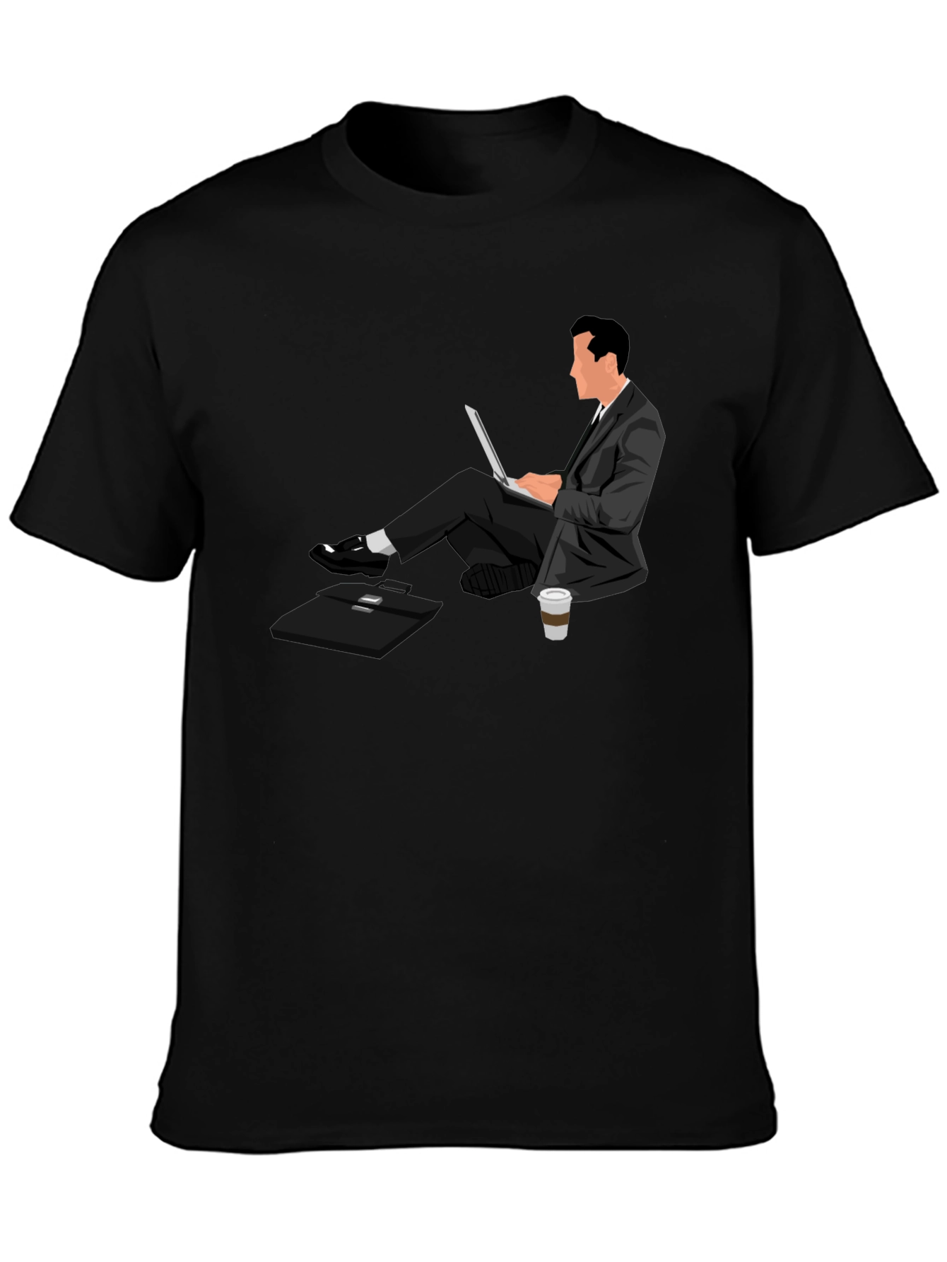 Relaxed Executive Graphic Tee - Cool Comfort