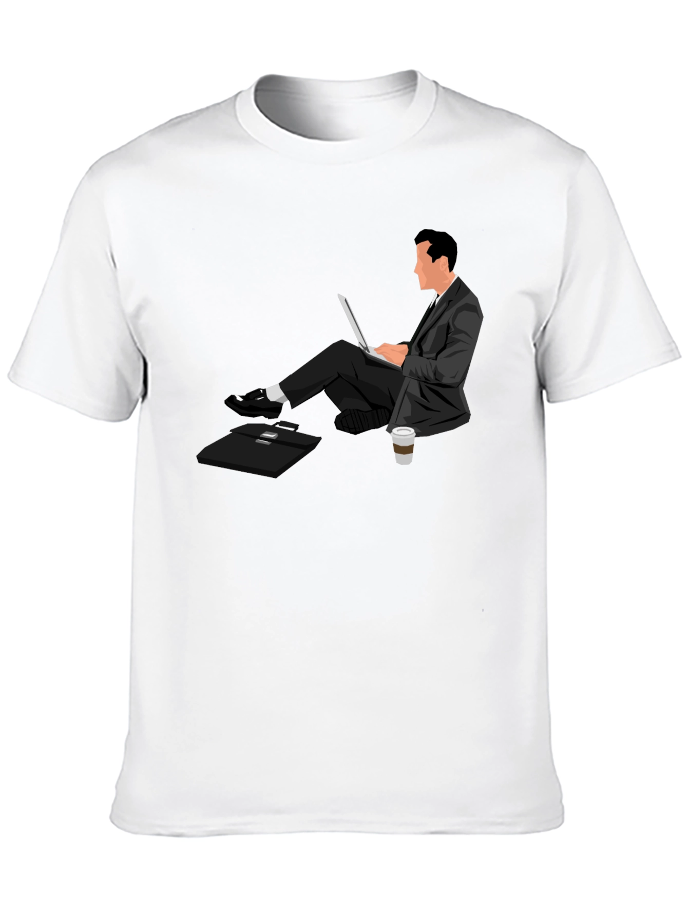 Relaxed Executive Graphic Tee - Cool Comfort