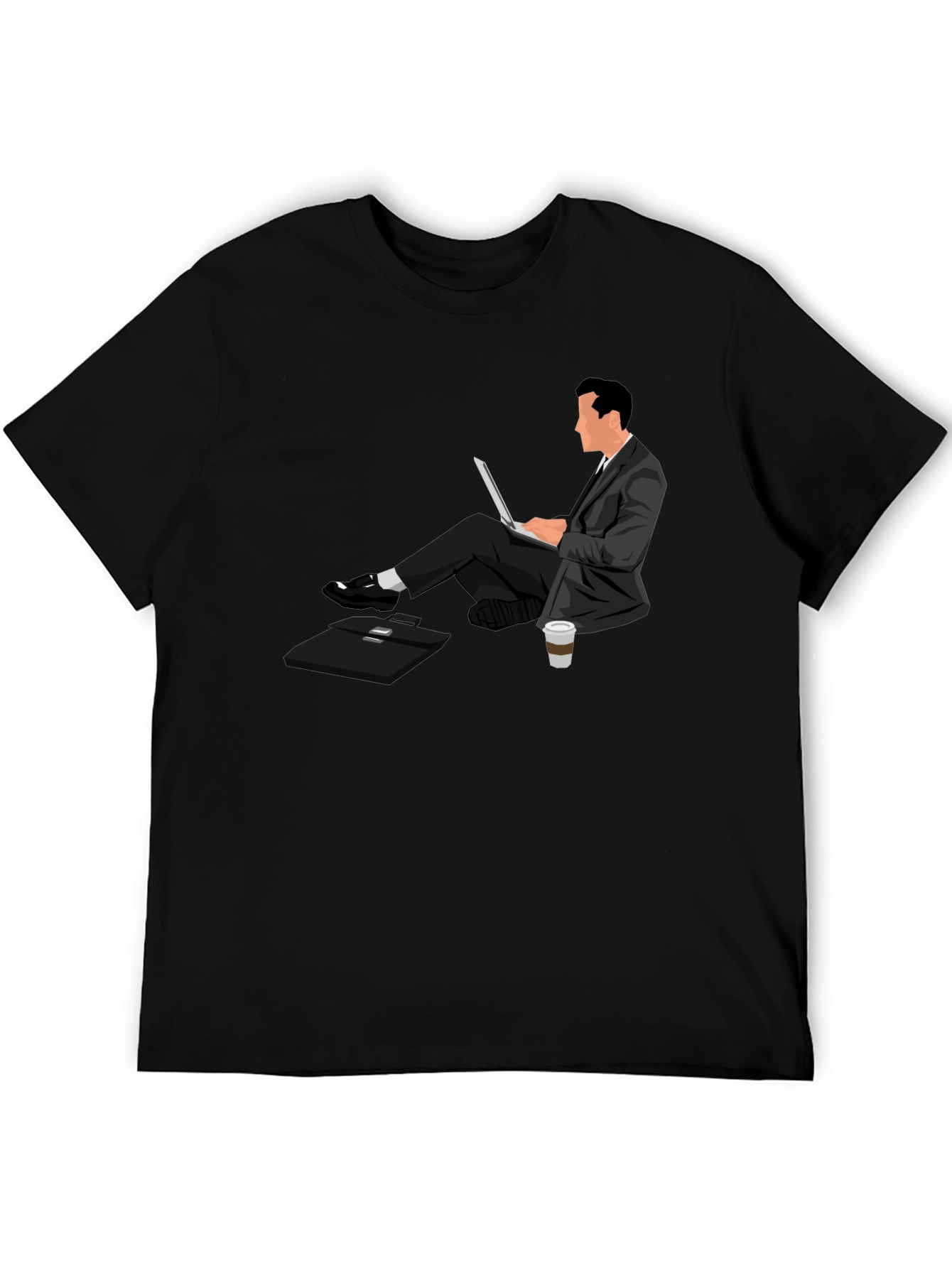 Relaxed Executive Graphic Tee - Cool Comfort