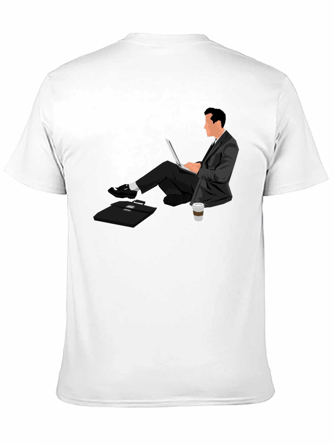 Relaxed Executive Graphic Tee - Cool Comfort