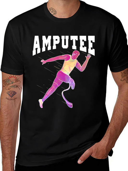 Amputee Runner T-Shirt - Inspirational Design