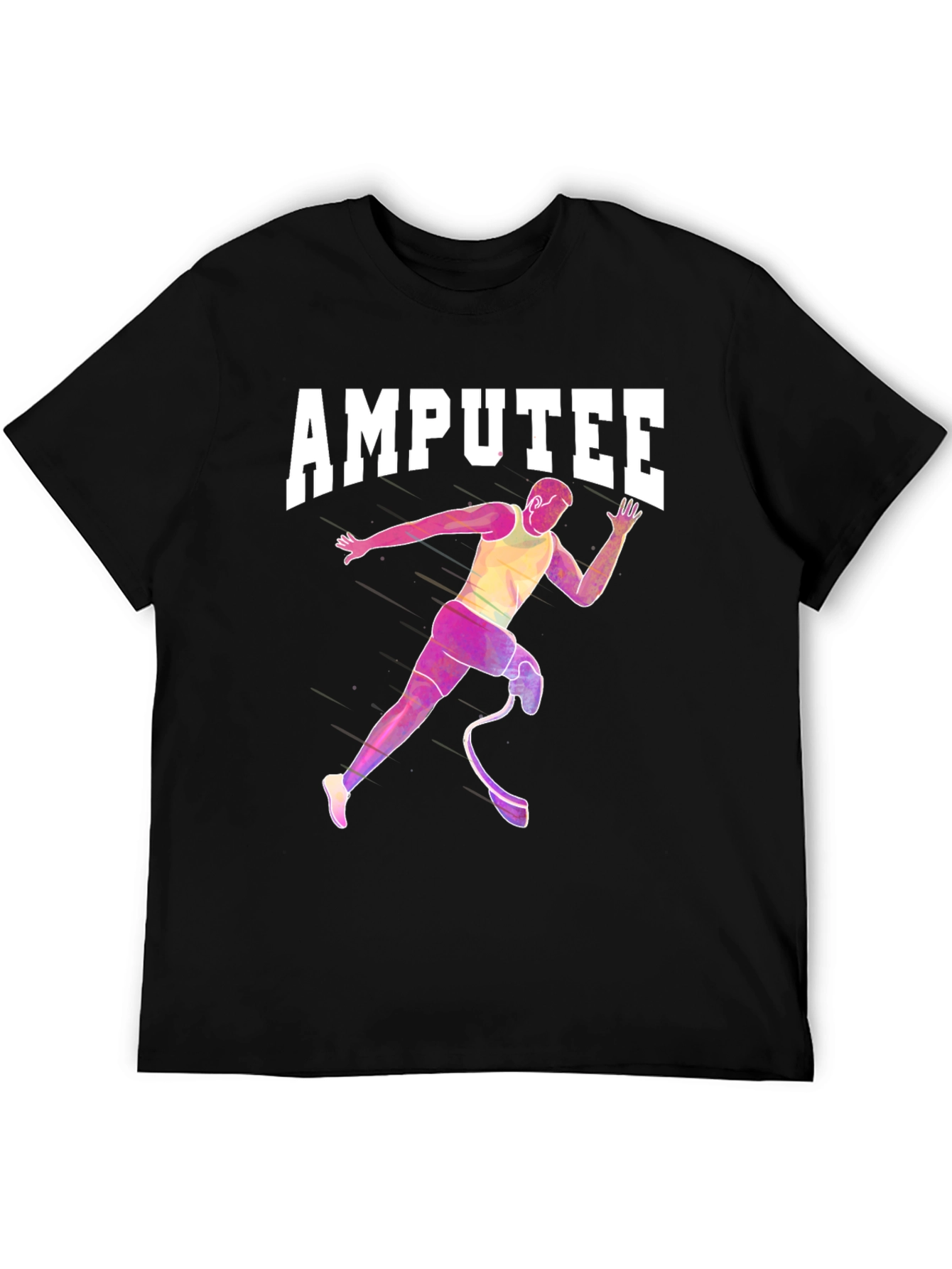 Amputee Runner T-Shirt - Inspirational Design