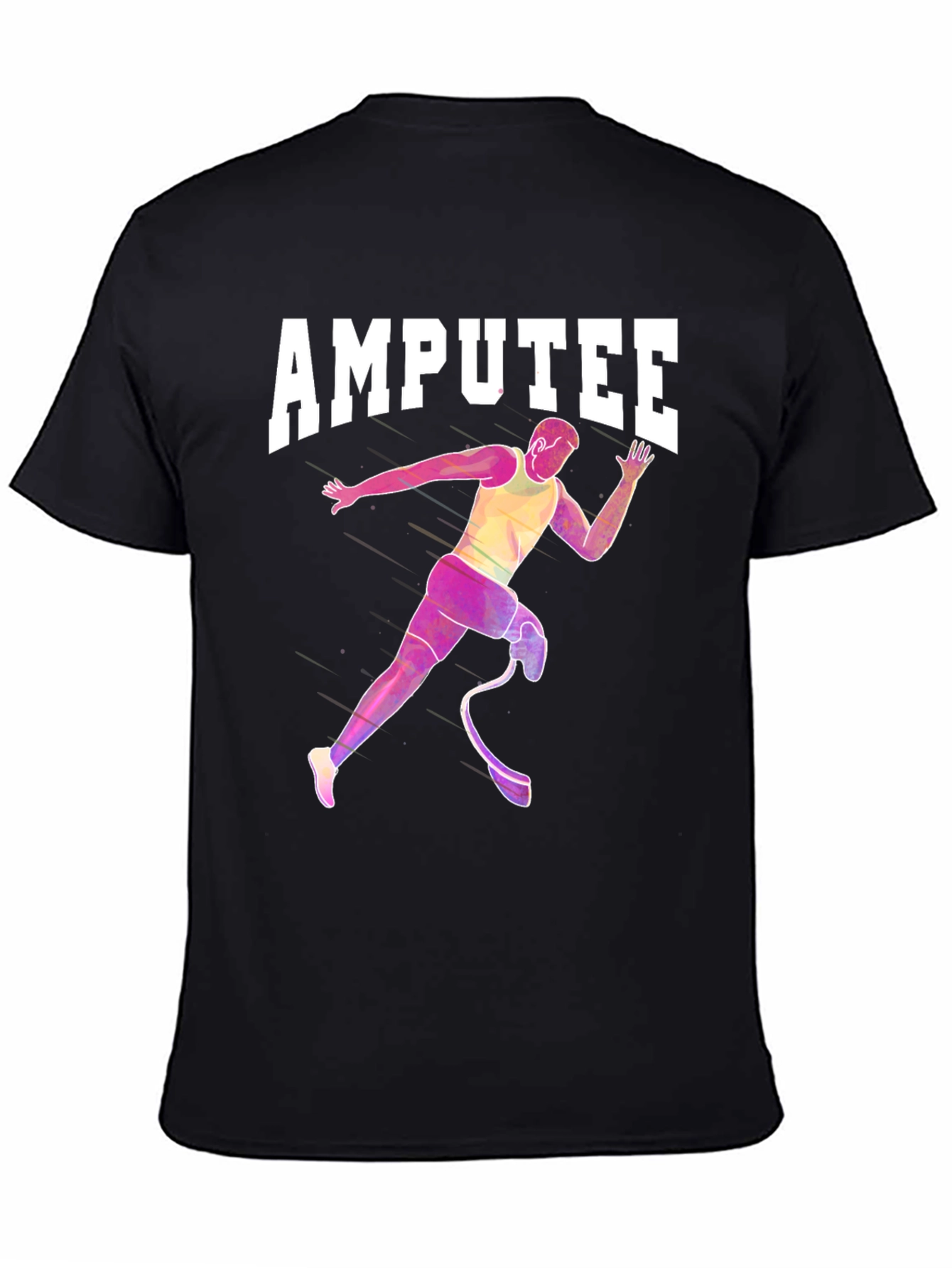 Amputee Runner T-Shirt - Inspirational Design