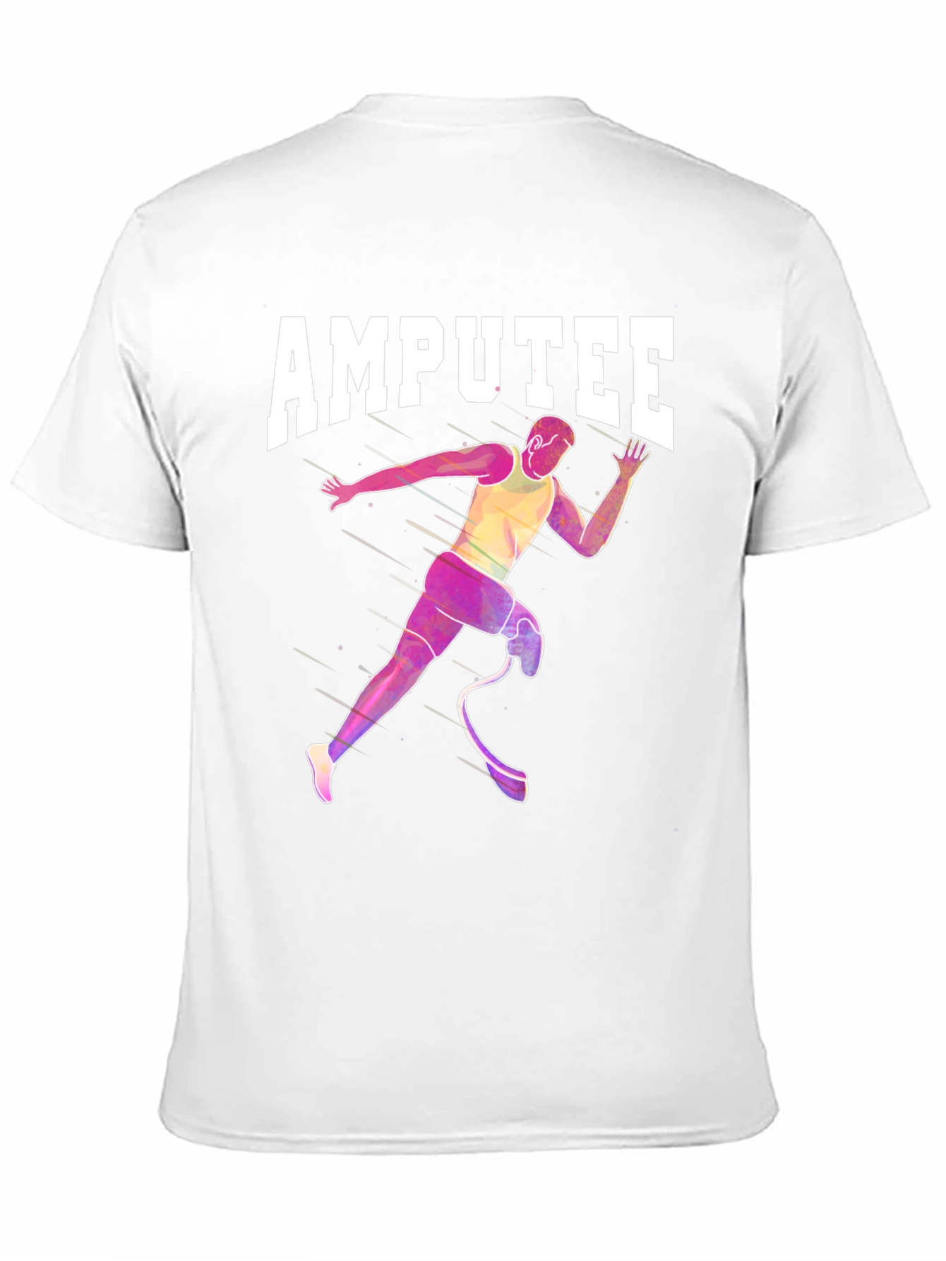 Amputee Runner T-Shirt - Inspirational Design