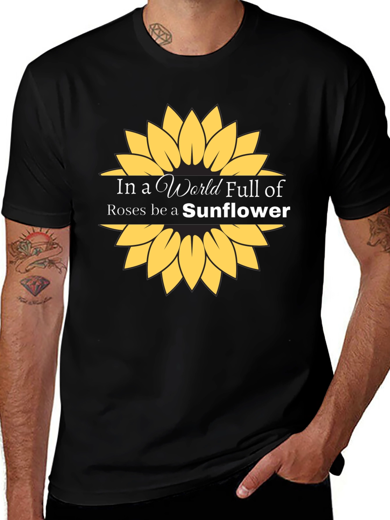 Be a Sunflower Graphic T-Shirt