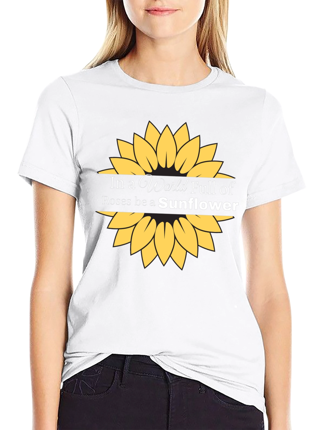 Be a Sunflower Graphic T-Shirt
