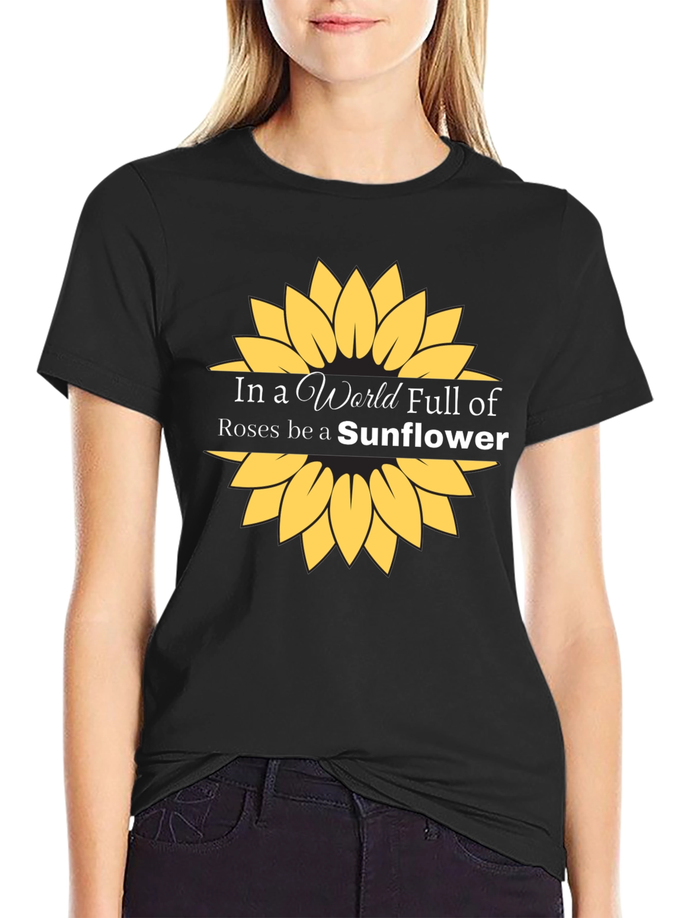 Be a Sunflower Graphic T-Shirt