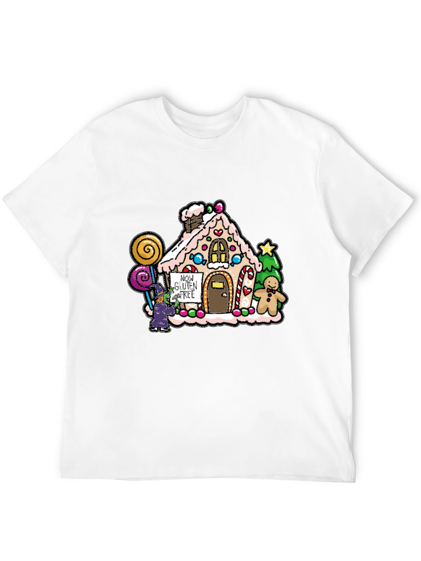 Gluten-Free Gingerbread House Graphic Tee