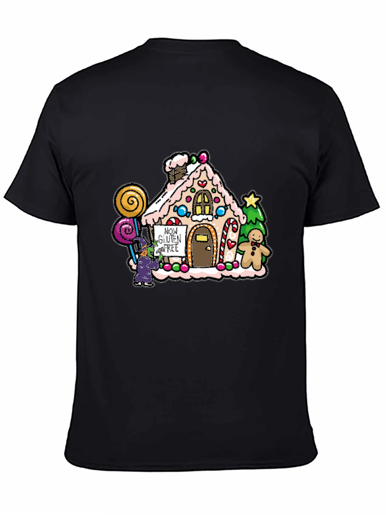 Gluten-Free Gingerbread House Graphic Tee