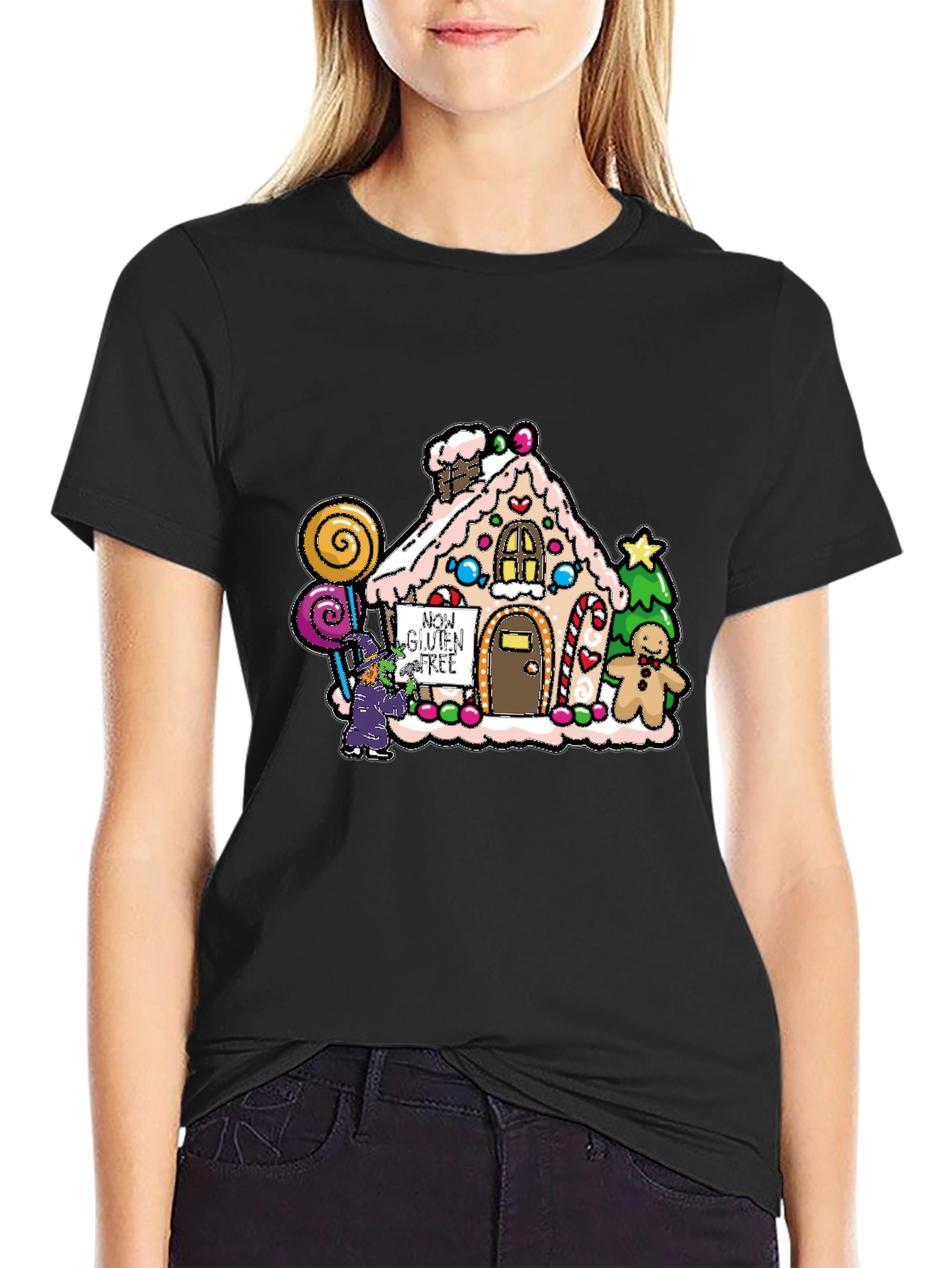 Gluten-Free Gingerbread House Graphic Tee