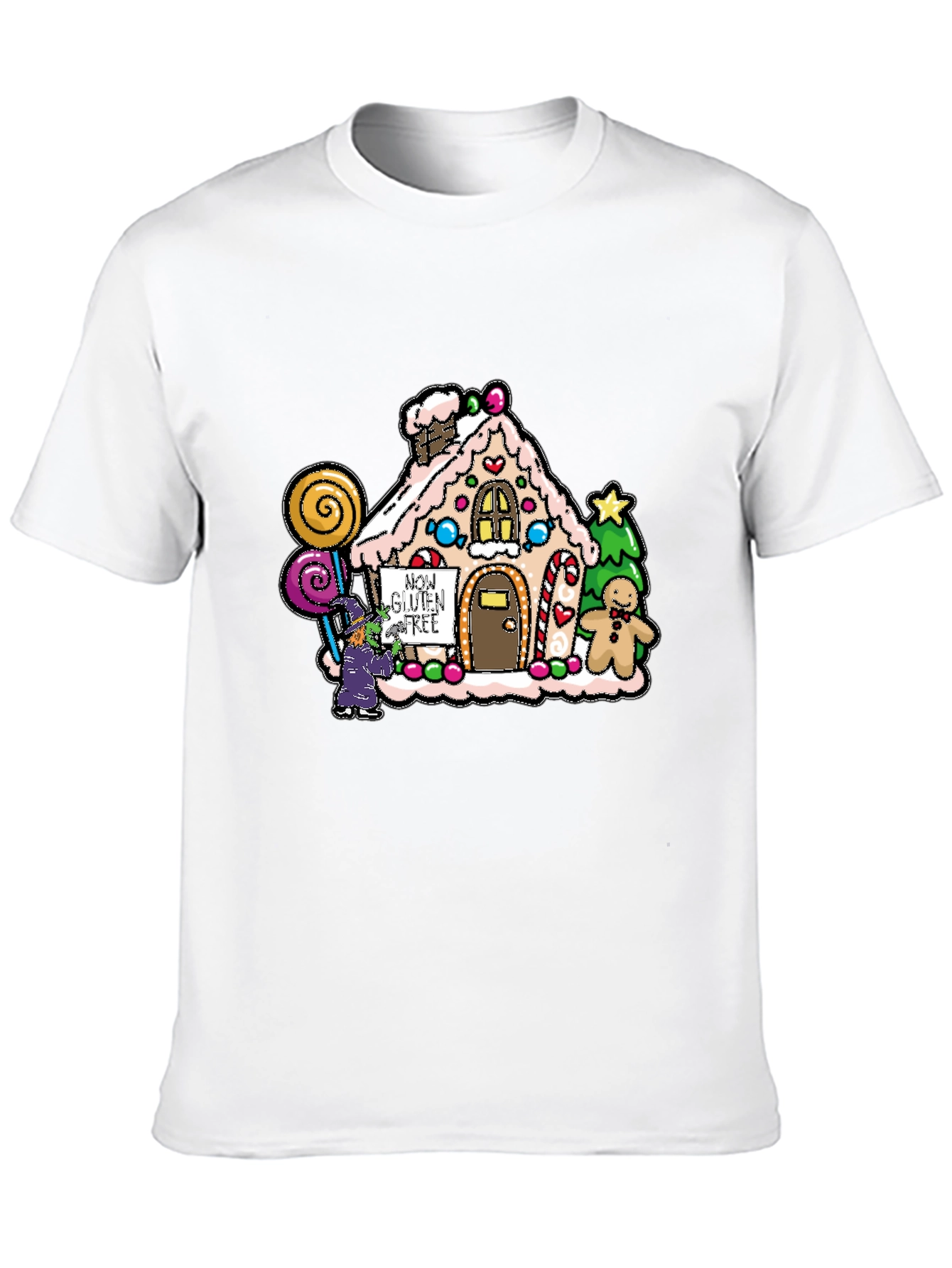 Gluten-Free Gingerbread House Graphic Tee