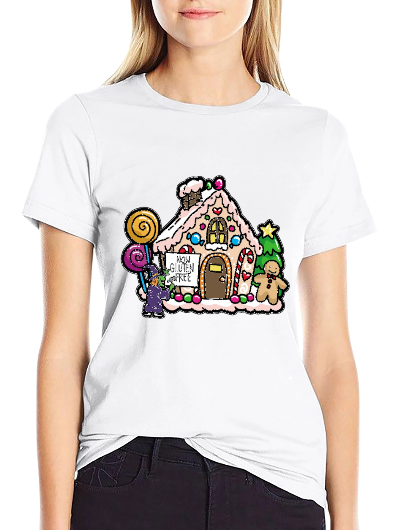 Gluten-Free Gingerbread House Graphic Tee