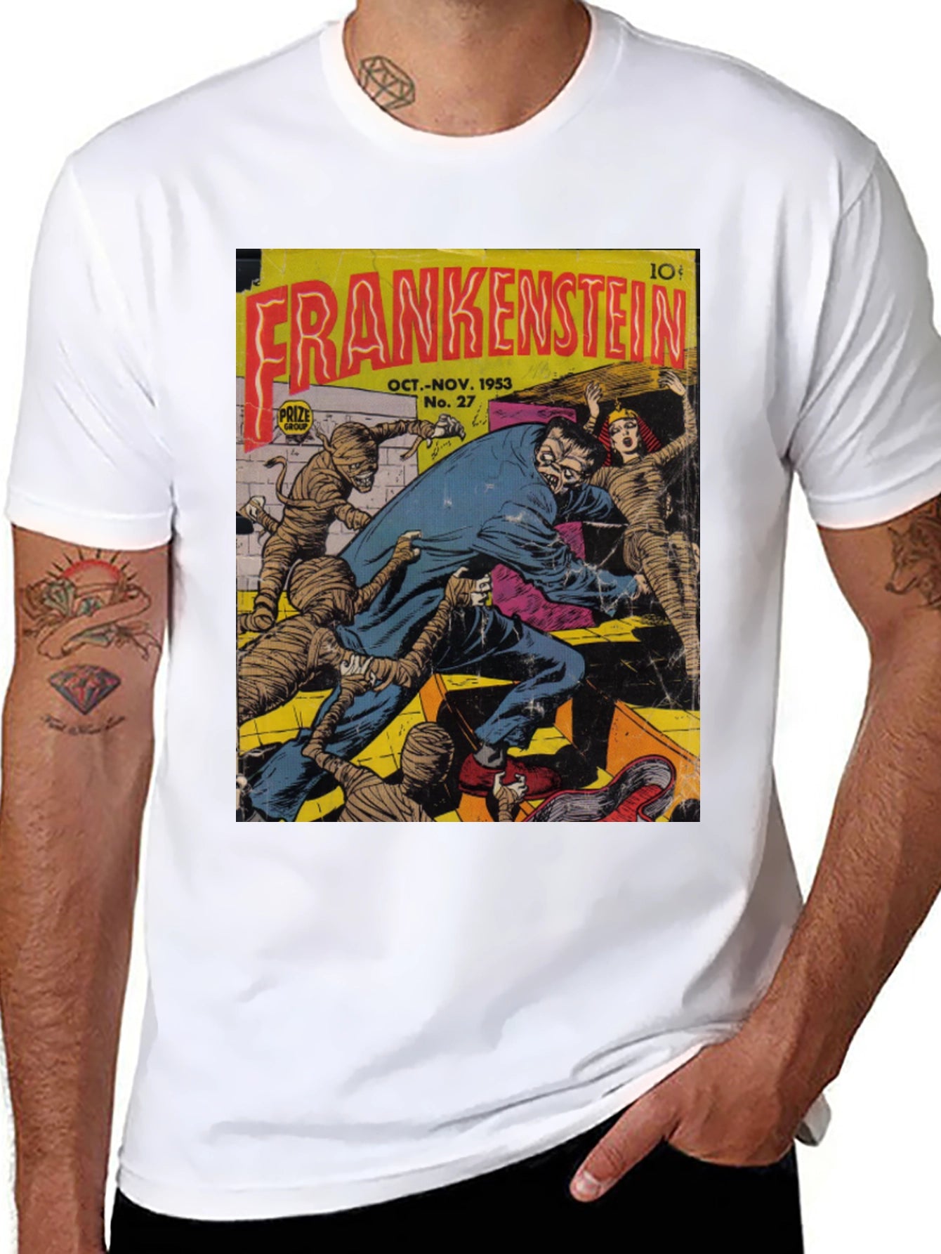 Frankenstein Comic Book T-Shirt