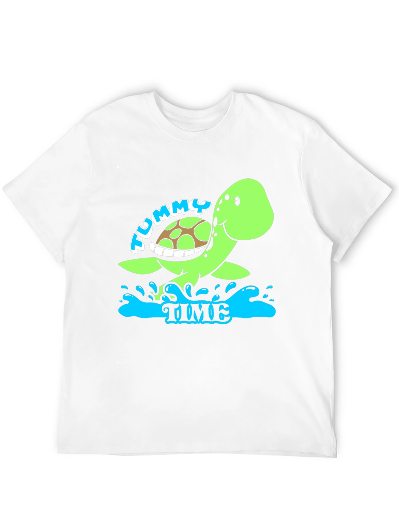 Tummy Time Turtle Tee - Soft Cotton Comfort