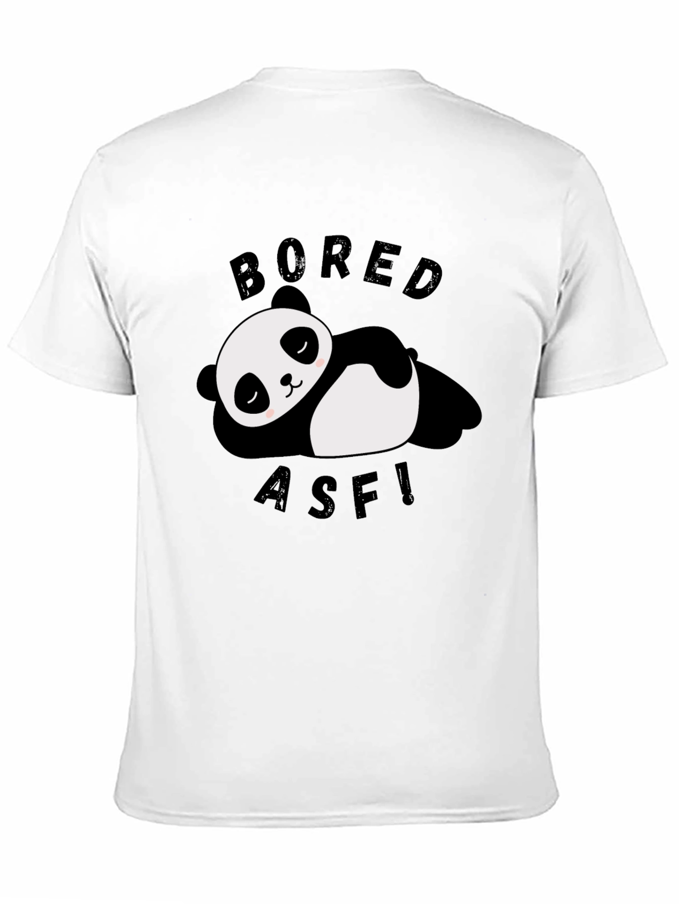Bored Panda Graphic Tee - Black Cotton T-Shirt
