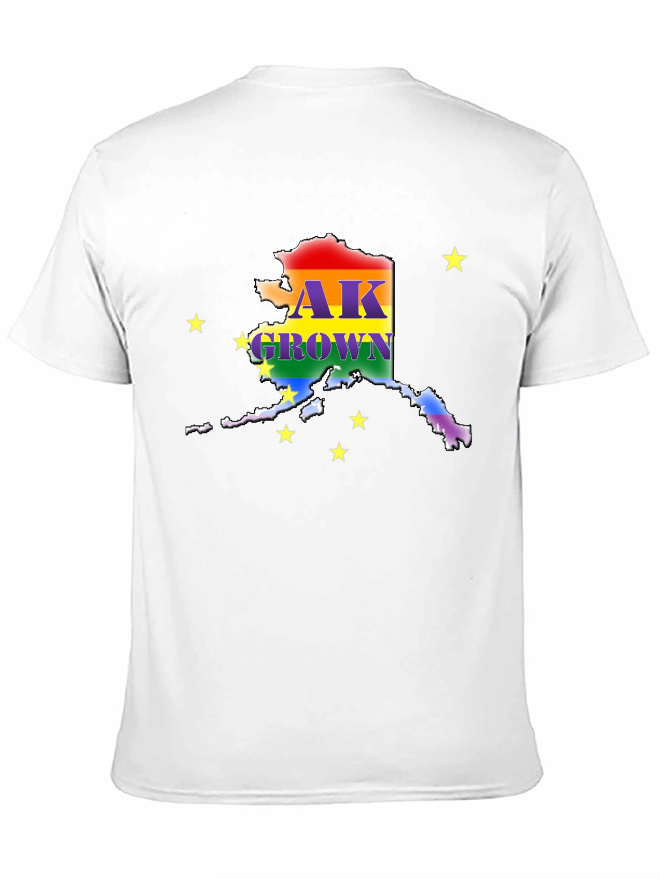 Alaska Pride T-Shirt - AK Grown Rainbow State Tee