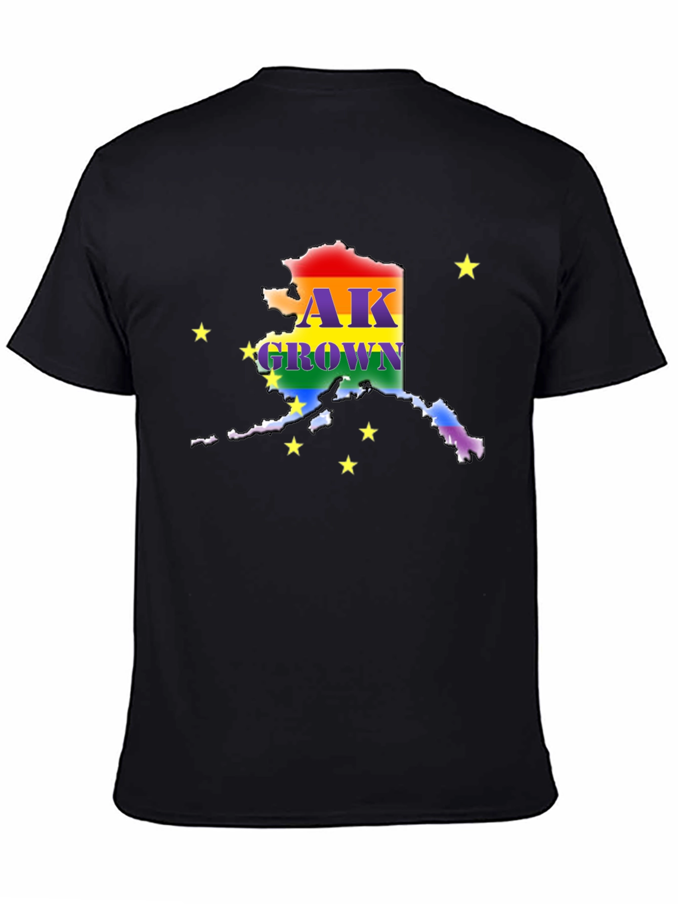 Alaska Pride T-Shirt - AK Grown Rainbow State Tee