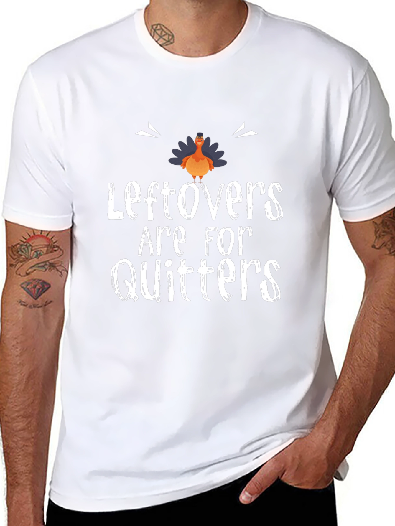 Leftovers Are For Quitters Thanksgiving T-Shirt