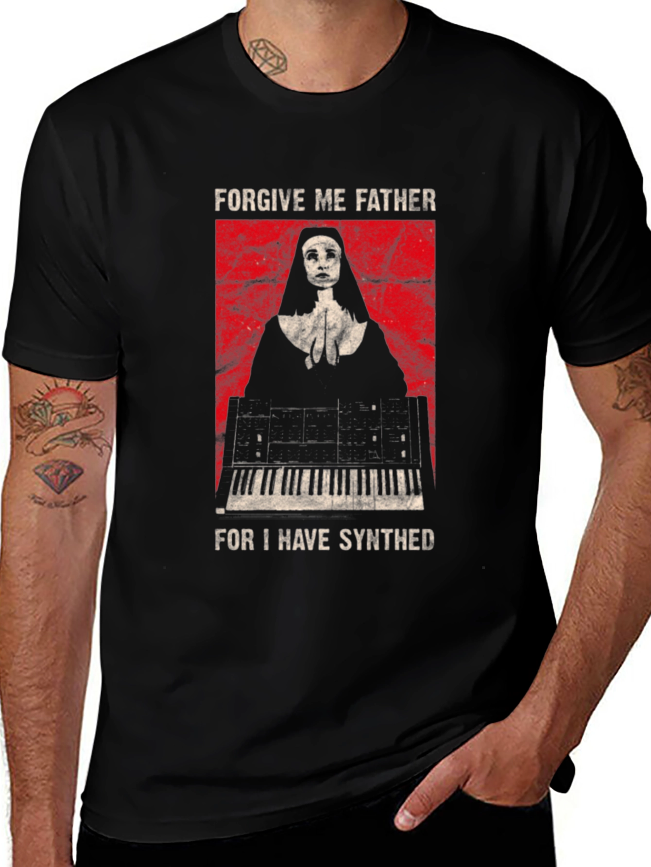 Forgive Me Father I Have Synthed T-Shirt