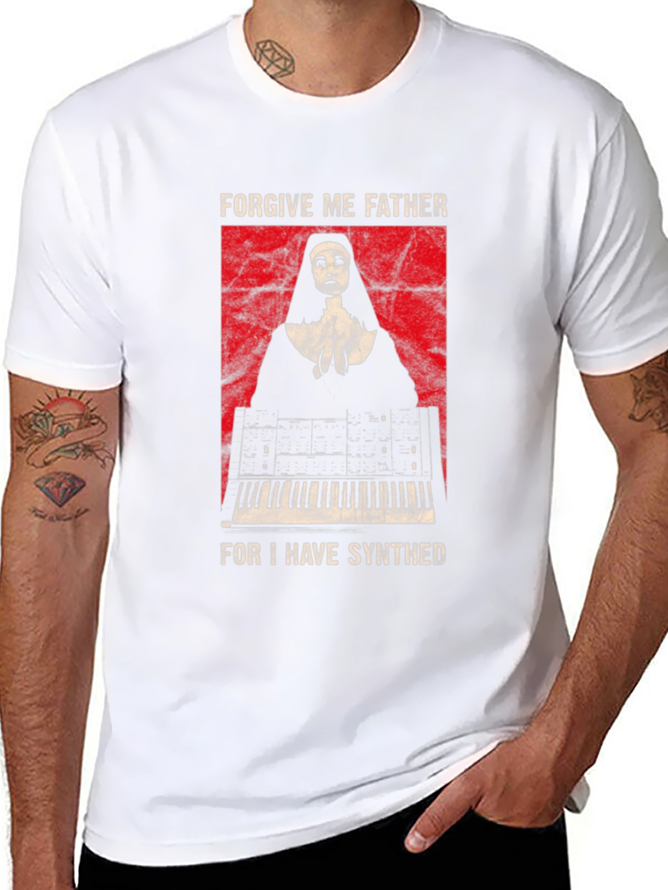 Forgive Me Father I Have Synthed T-Shirt