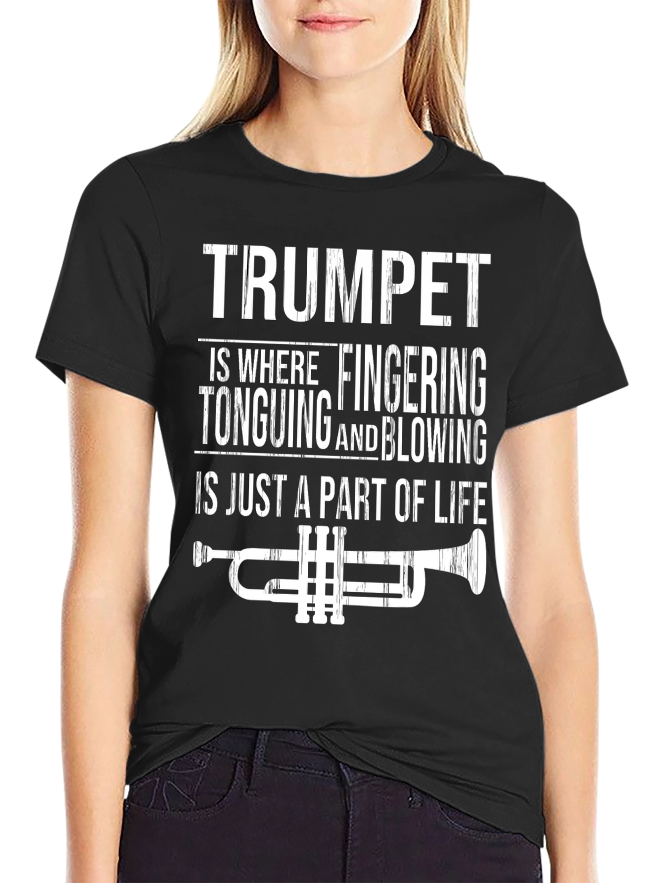 Trumpet Life T-Shirt - Funny Musician Tee