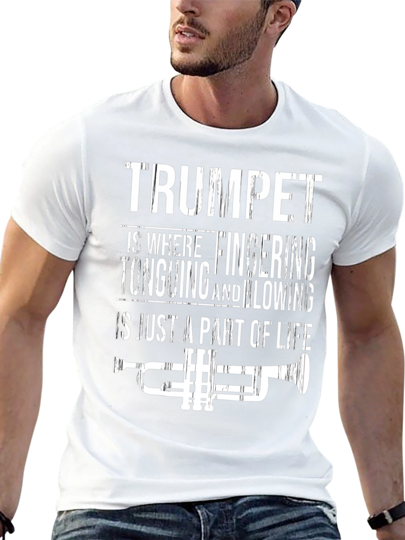 Trumpet Life T-Shirt - Funny Musician Tee
