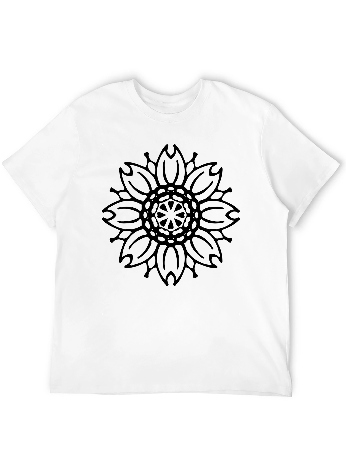 Black Sunflower Graphic Tee - Stylish Casual Wear