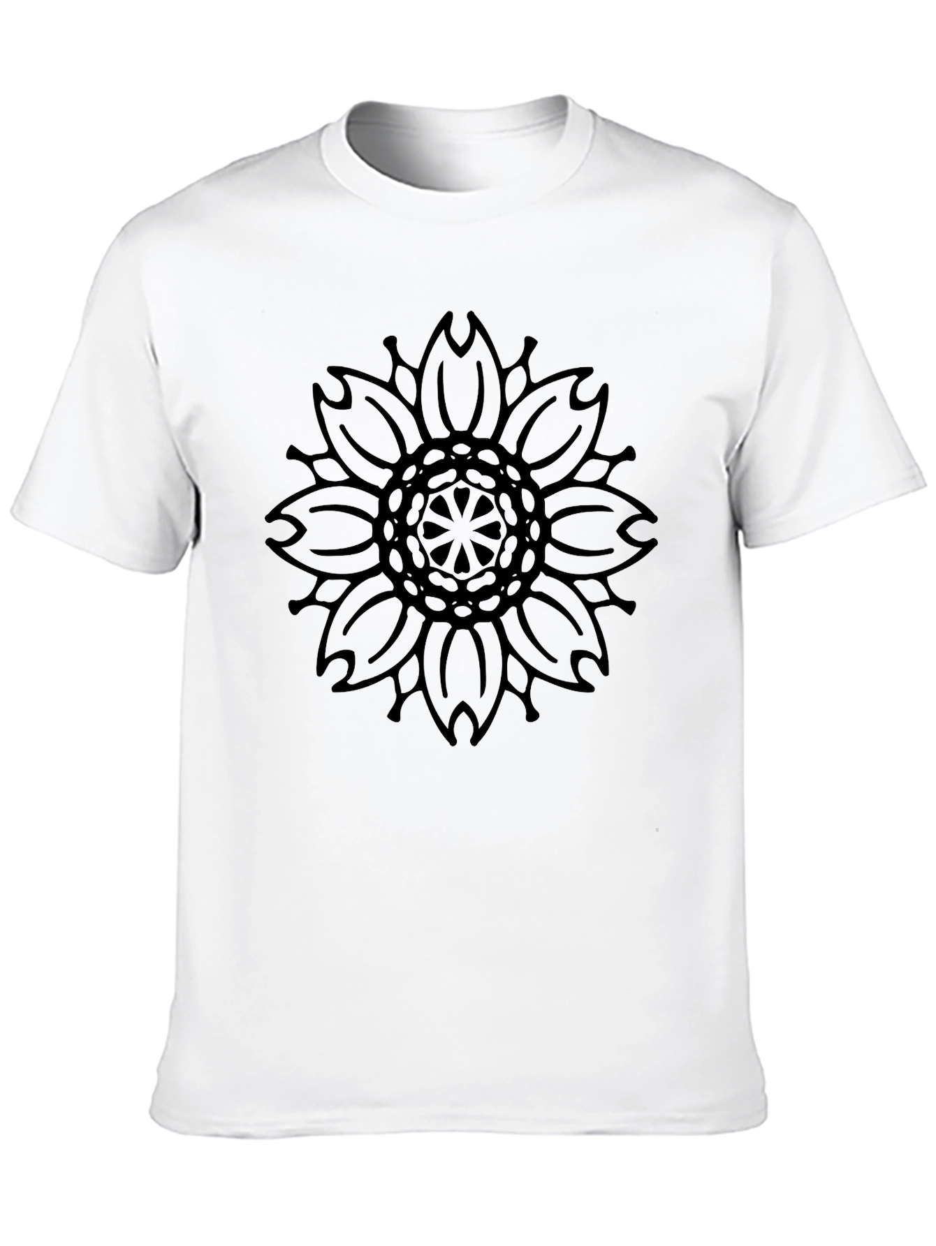 Black Sunflower Graphic Tee - Stylish Casual Wear