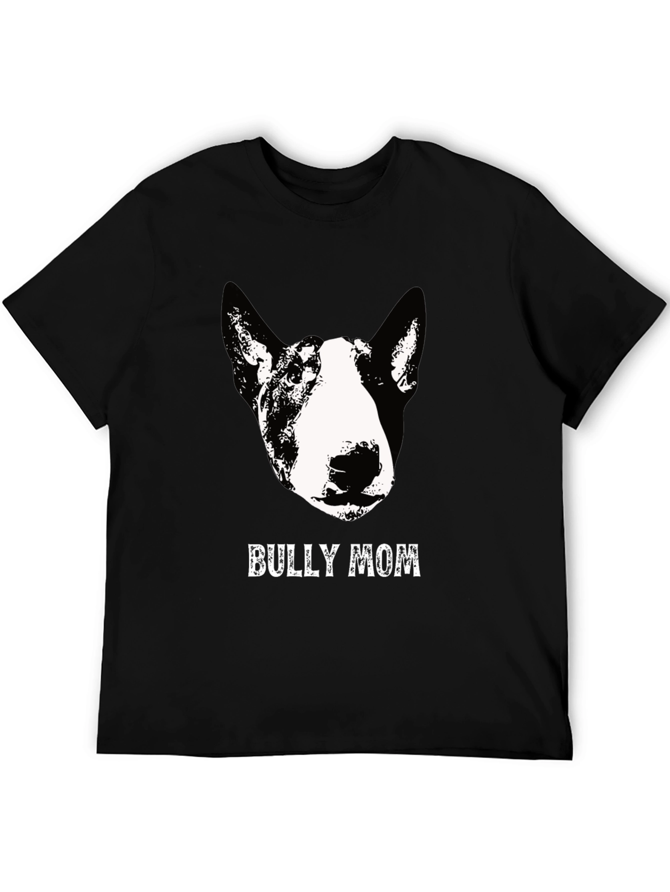 Bully Mom Graphic T-Shirt - Black Cotton Tee