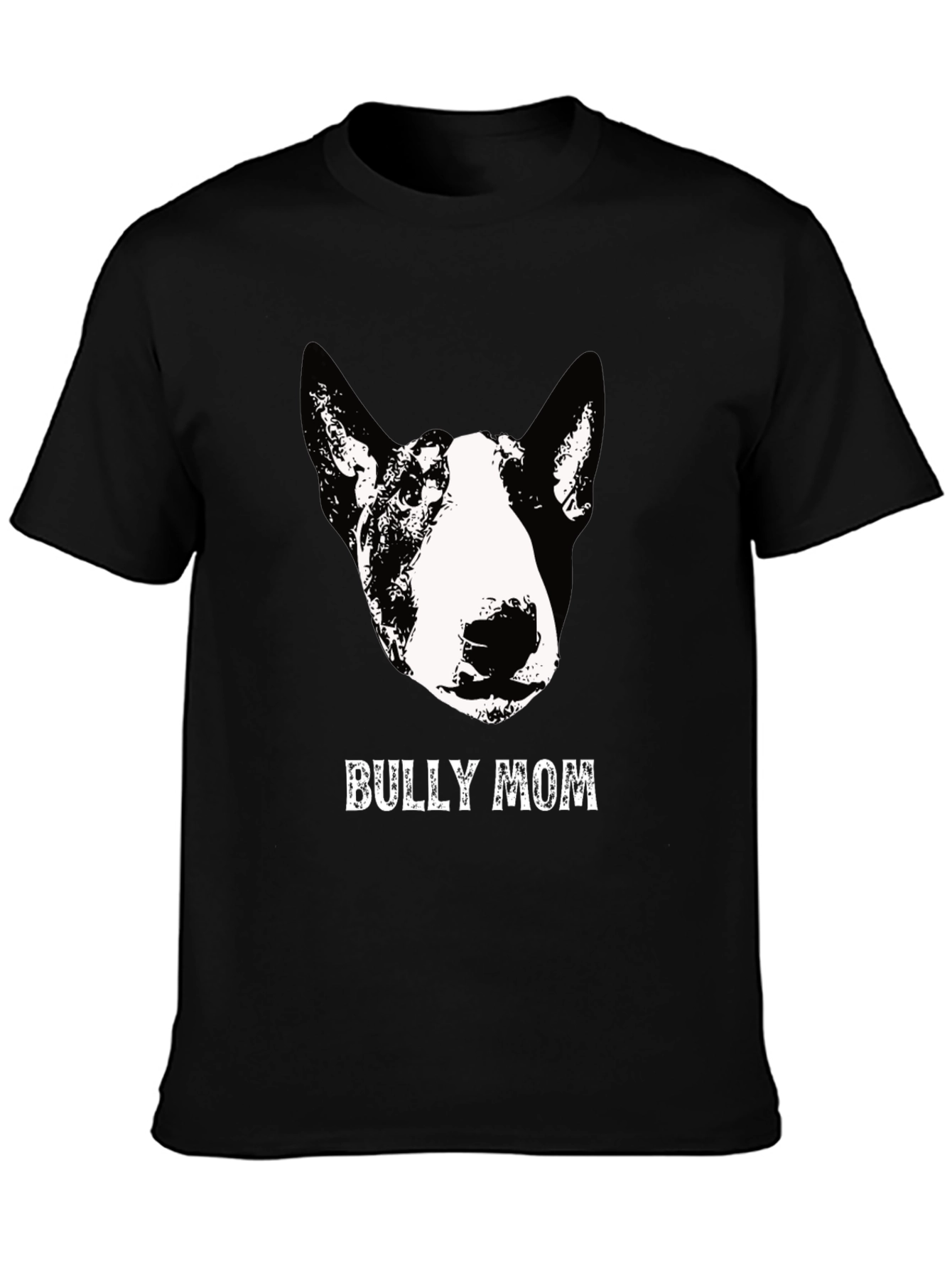 Bully Mom Graphic T-Shirt - Black Cotton Tee