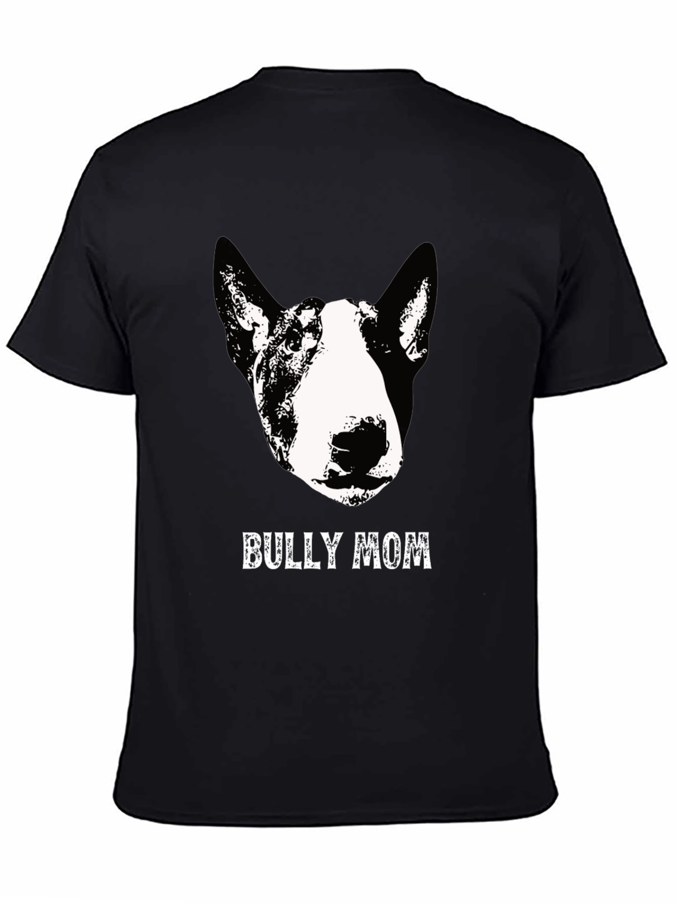 Bully Mom Graphic T-Shirt - Black Cotton Tee