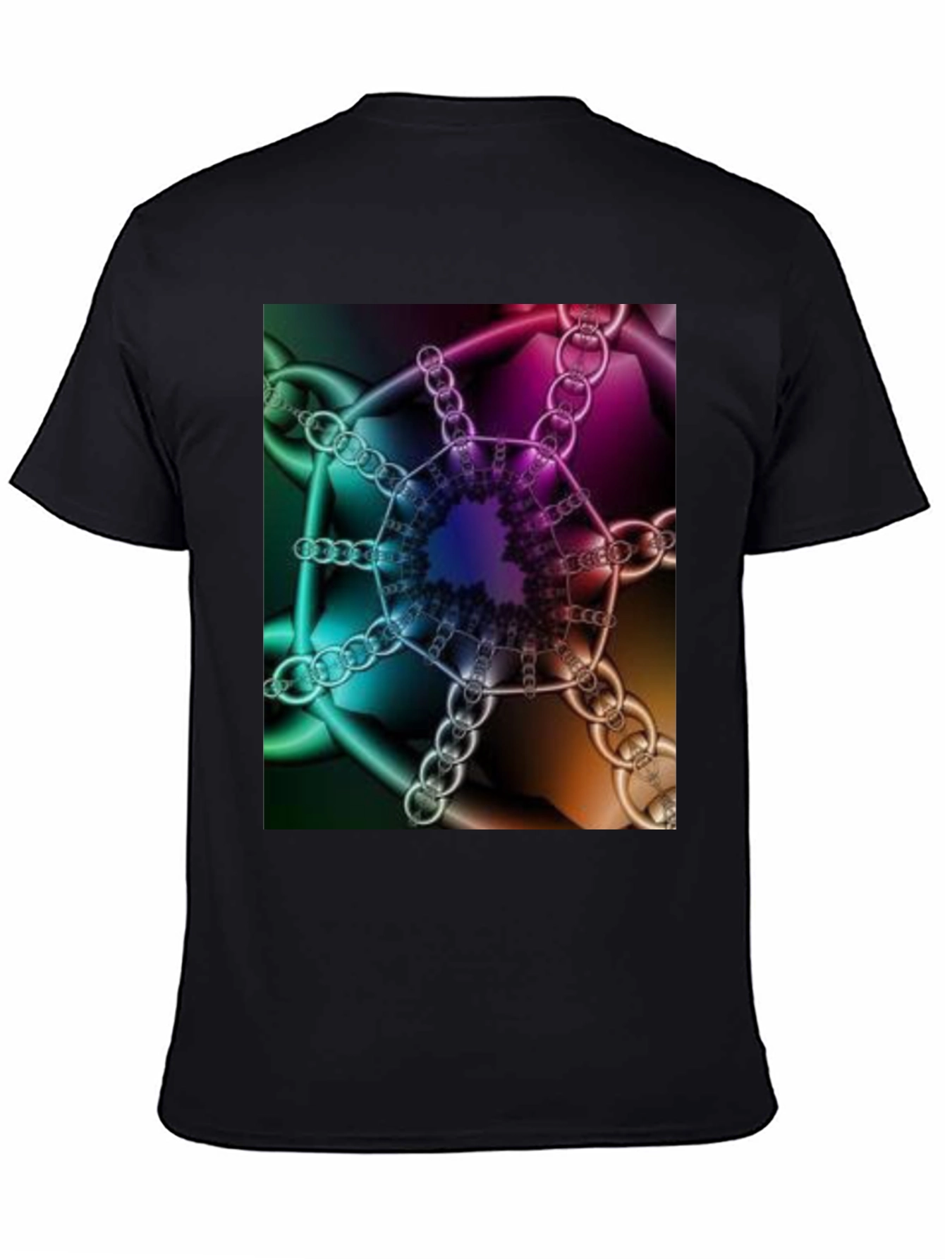 Abstract Chains T-Shirt - Unique Design