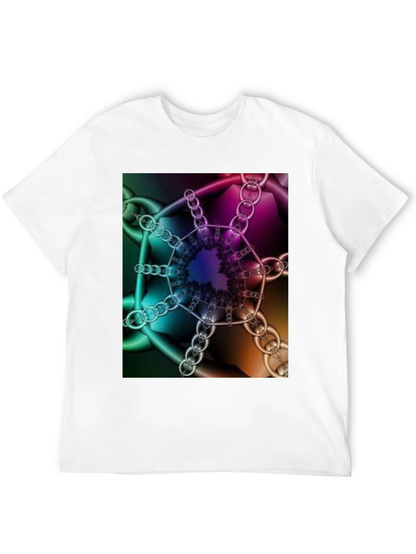 Abstract Chains T-Shirt - Unique Design